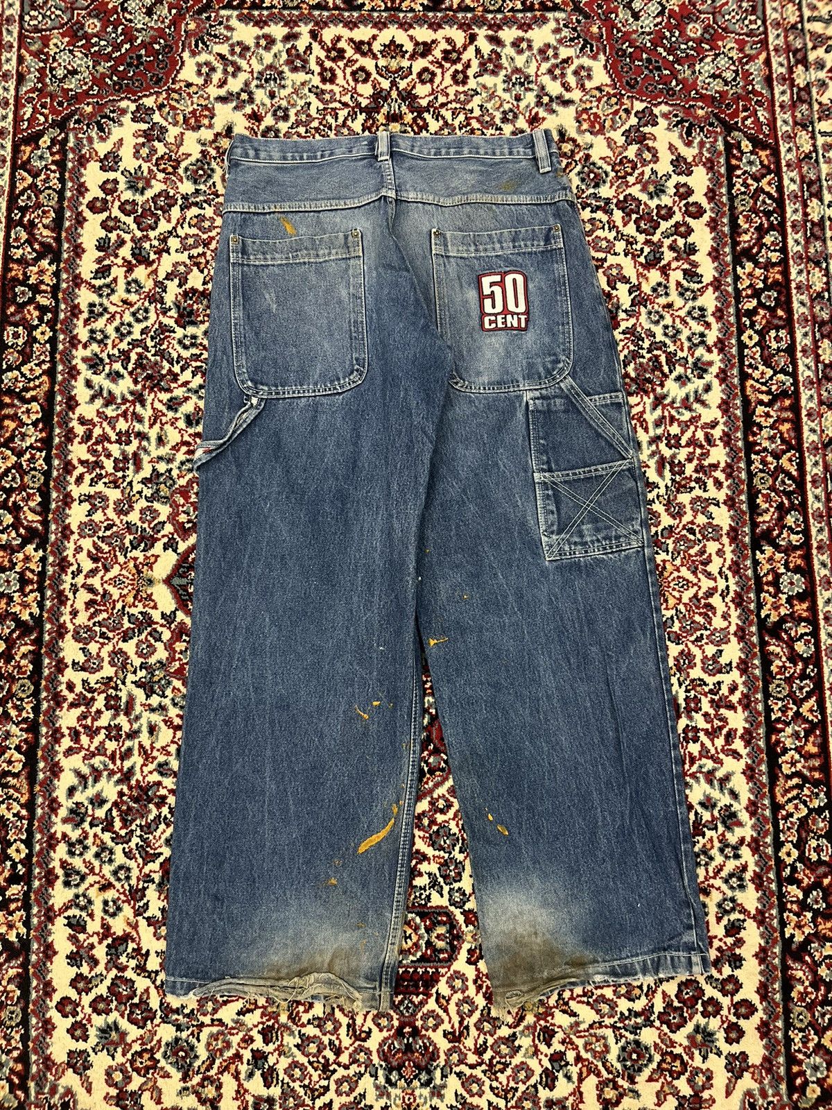 50 Cent × Vintage Crazy Vintage 50 cent hip hope denim Size US 36 / EU 52 - 1 Thumbnail