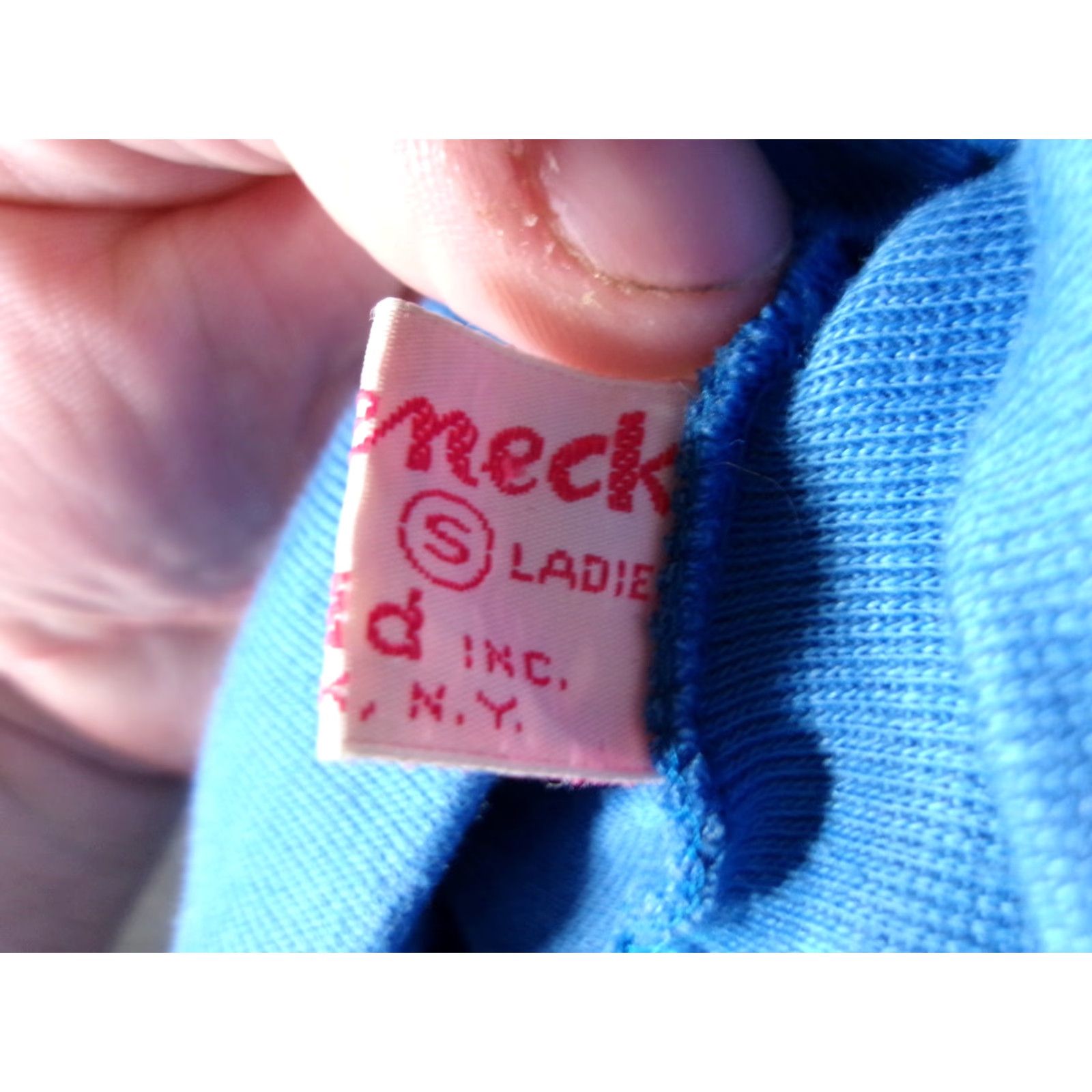 Vintage VINTAGE Duofold Turtleneck Shirt Women Small Blue Long Sleeve Retro 70s 80s Size S / US 4 / IT 40 - 7 Thumbnail