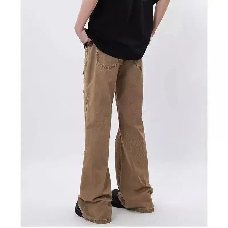 Japanese Brand Retro loose wide leg slightly flared jeans Size US 32 / EU 48 - 6 Thumbnail