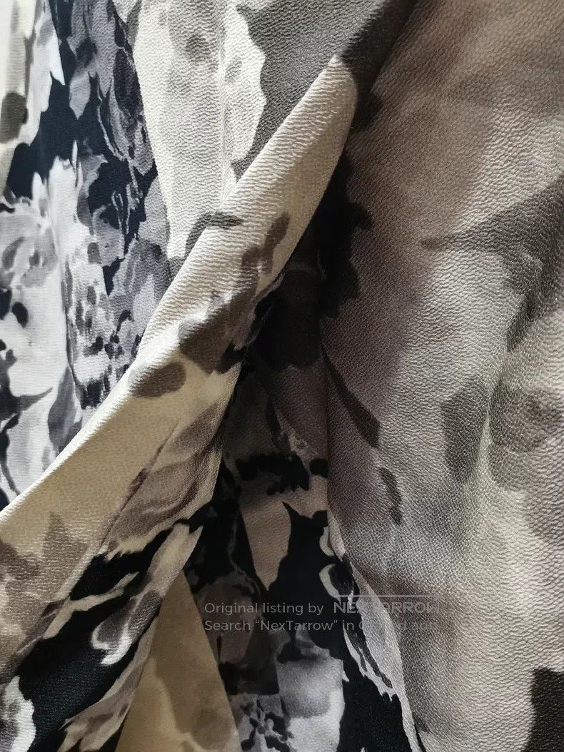 Dries Van Noten Dries Van Noten Wool Silk Printed Midi Skirt Size 39" - 4 Thumbnail