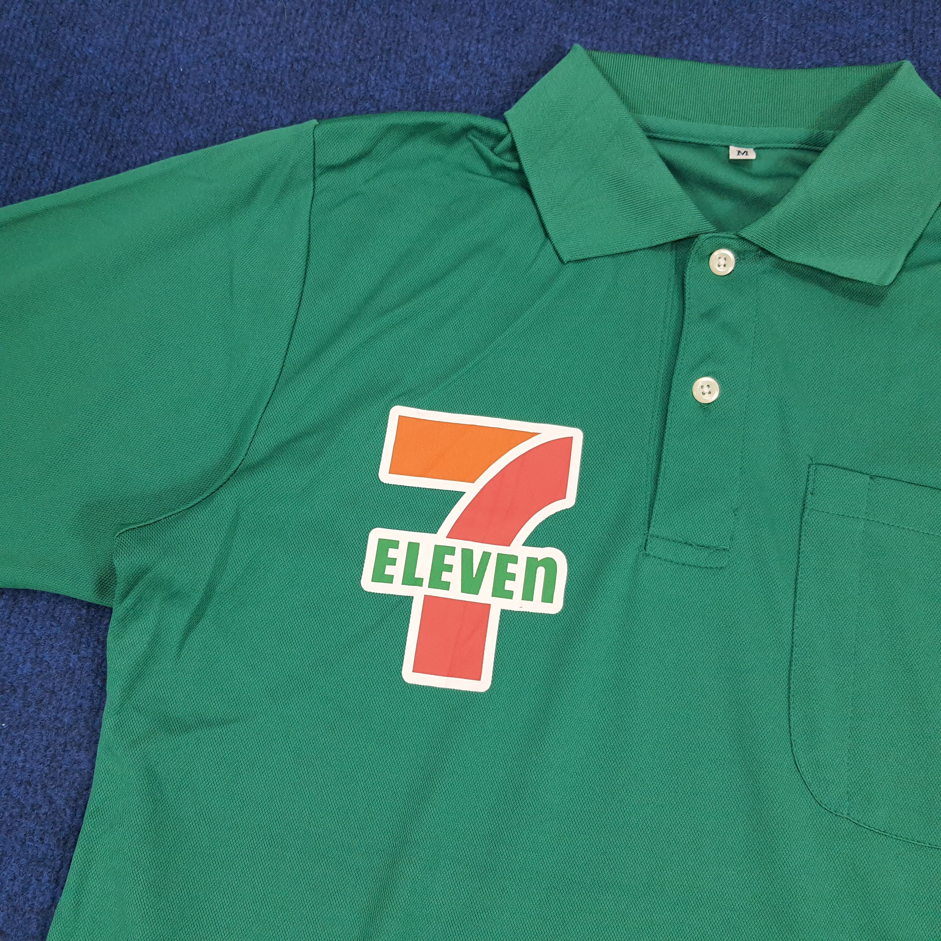 Japanese Brand × Vintage Vintage 7 Eleven Japanese Brand Staff Polo Shirt Size US M / EU 48-50 / 2 - 2 Thumbnail