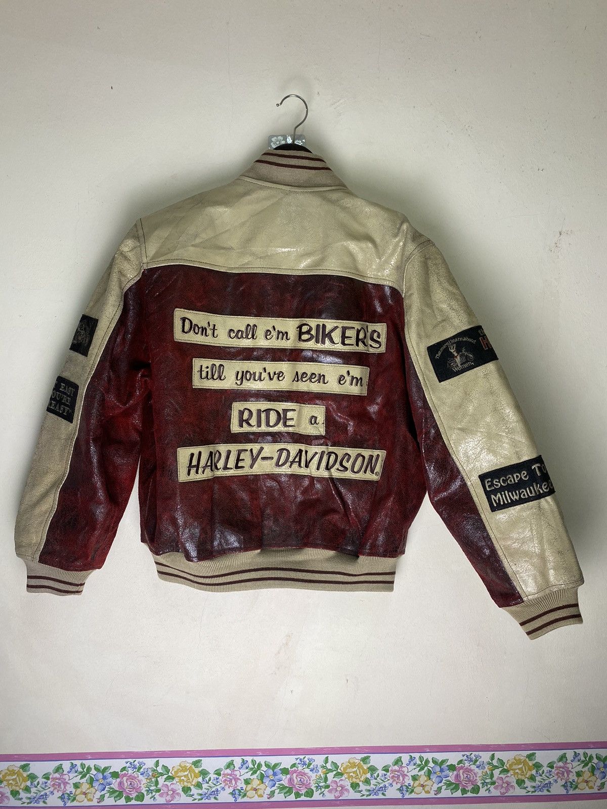 Harley Davidson Vtg Harley Davidson ‘Loud Pipes Save Lives’ Leather Jacket Size US M / EU 48-50 / 2 - 1 Thumbnail