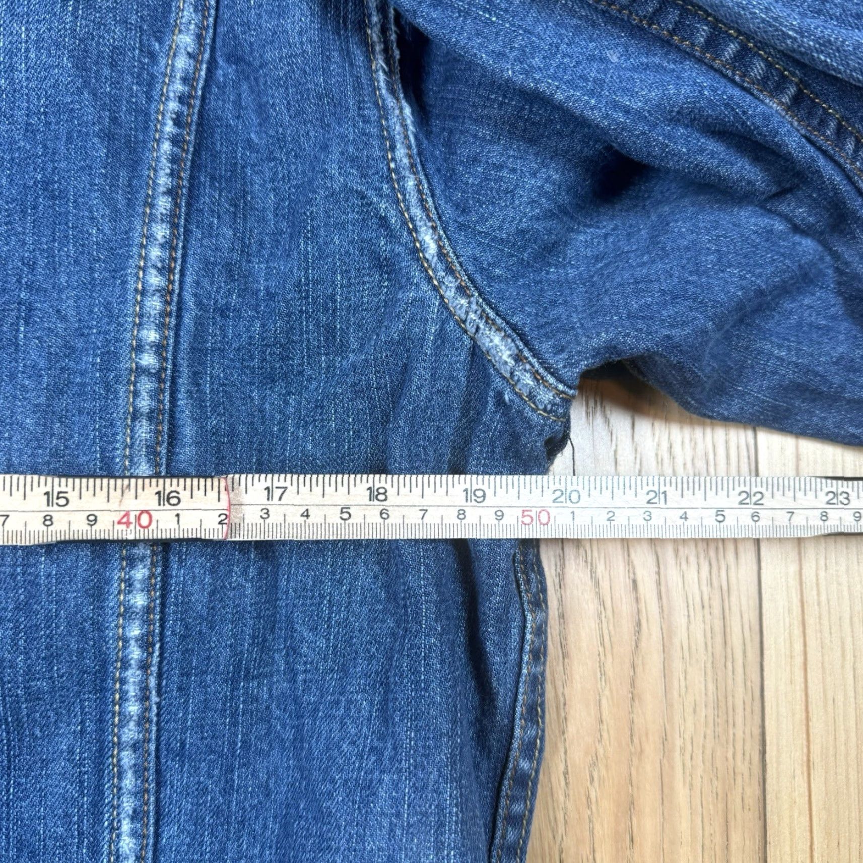 American Eagle Outfitters VINTAGE American Eagle Outfitters Denim Jean Jacket Mens L Blue Button Bomber Jacket Mens Blue Denim Cotton Outer Shell Regular Size L Mens Size US 33 - 7 Thumbnail
