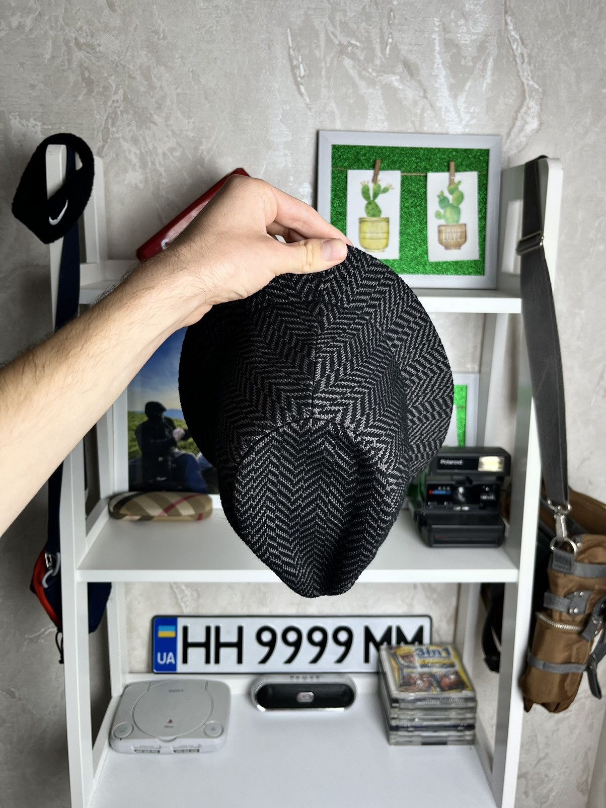 Kangol × Vintage Kangol Vintage Tweeds Hat Bucket 90s Y2K Streetwear Rap Size 30 - 6 Thumbnail