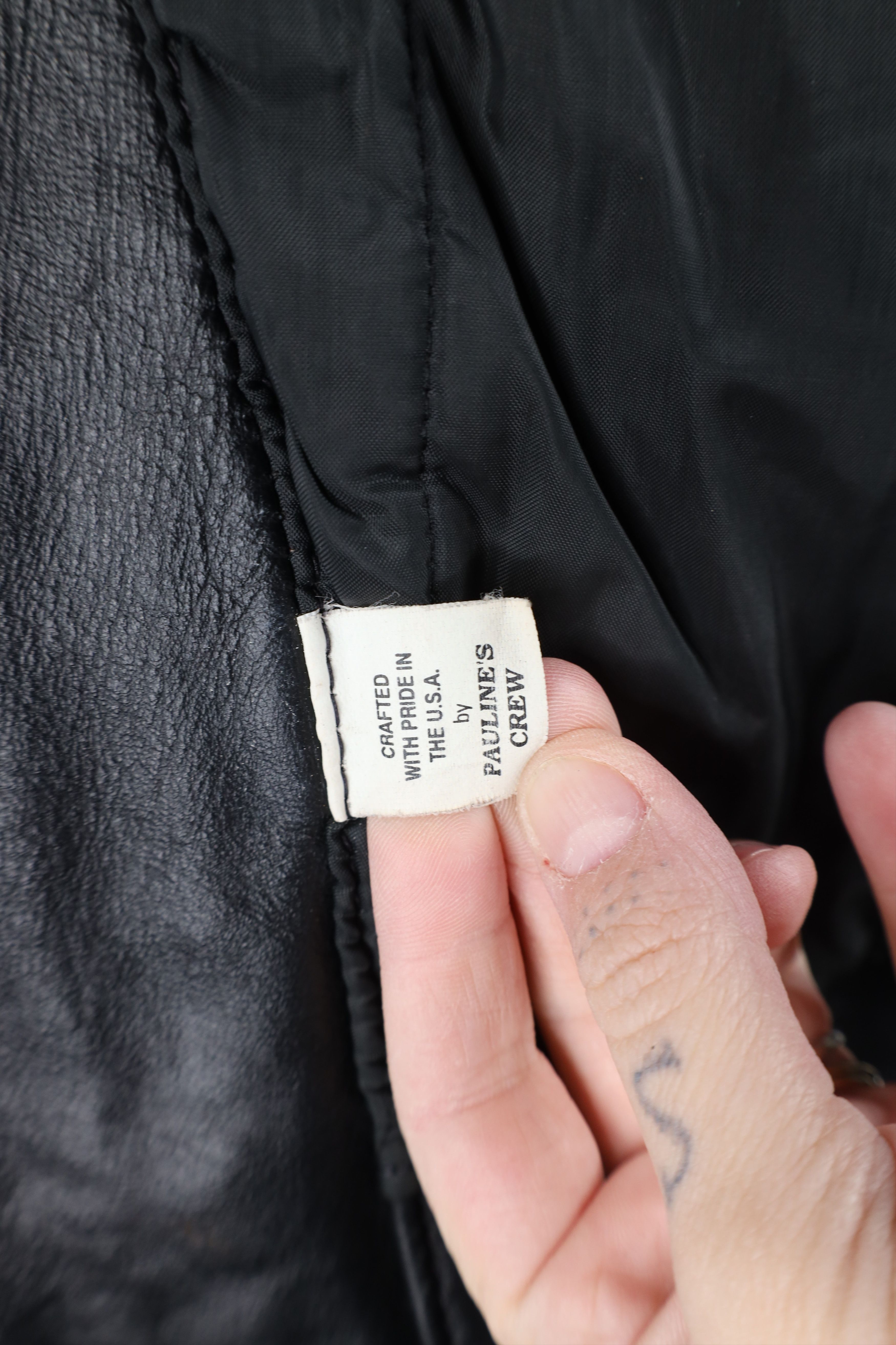 Vintage Vintage 70s 80s Detroit Police Leather Motorcycle Jacket USA Size US XL / EU 56 / 4 - 12 Thumbnail