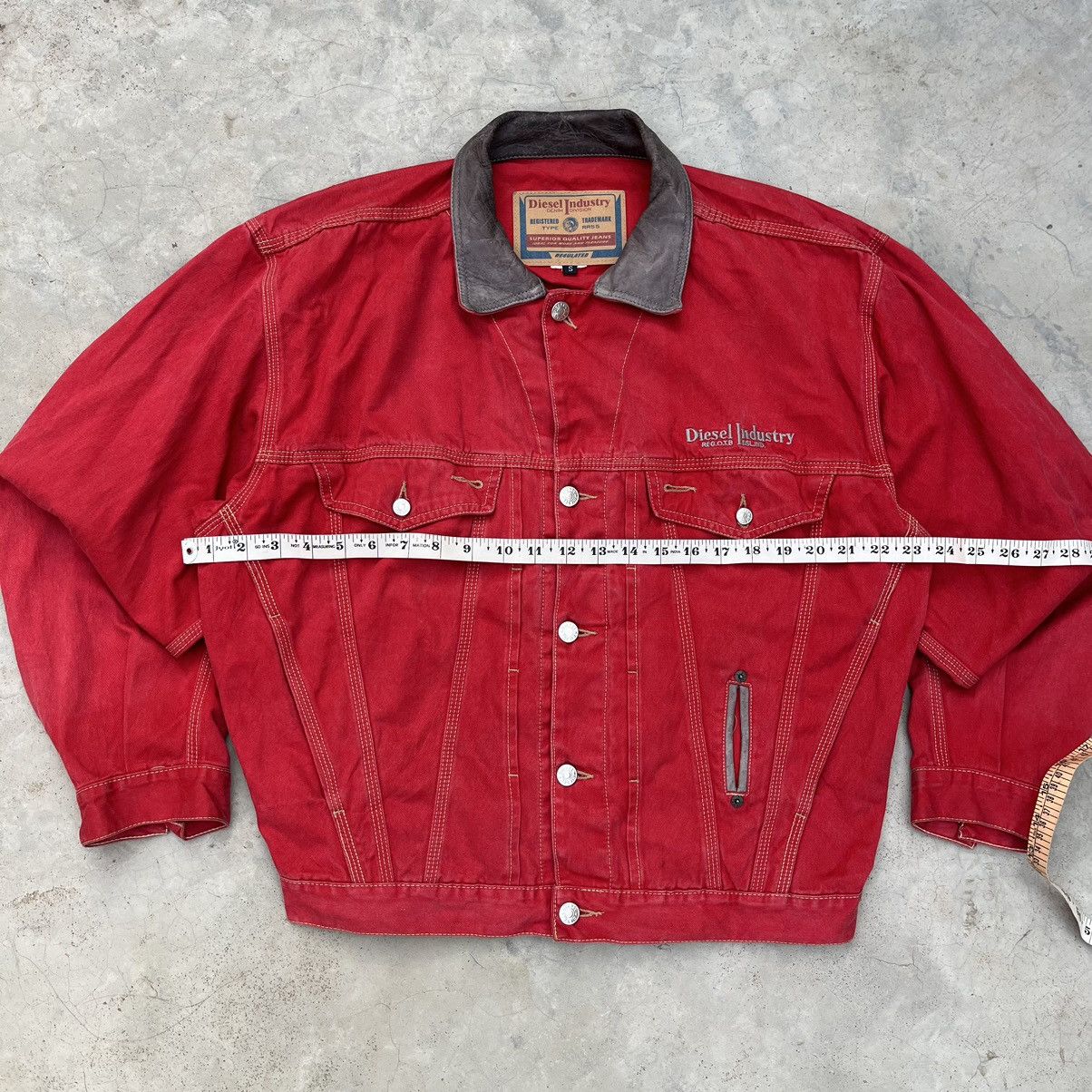 Diesel Super Rare Vintage Crimson Diesel Denver Workwear Denim Size US M / EU 48-50 / 2 - 5 Thumbnail