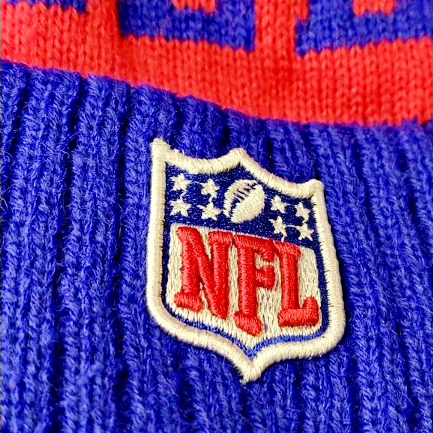 Other NWT Buffalo Bills Pom Knit Beanie Fleece Lining OSFA Unisex Size ONE SIZE - 4 Thumbnail