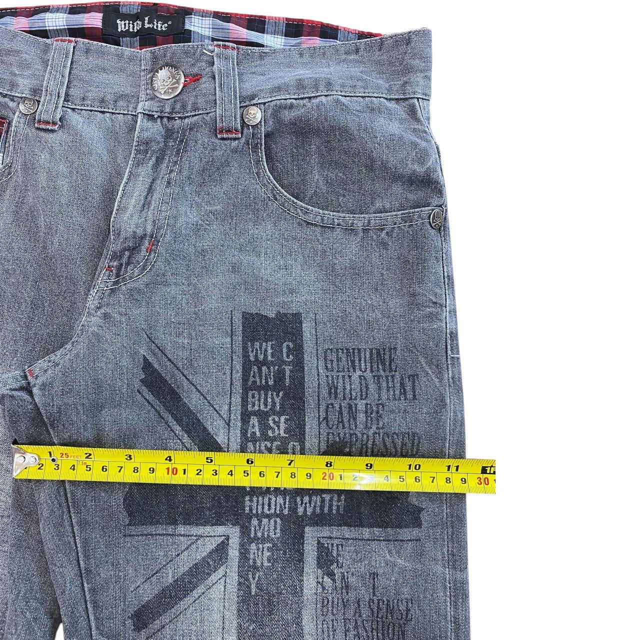 Japanese Brand Japanese Brand Wild Life Thrased Style Flare Jeans Size US 32 / EU 48 - 8 Thumbnail