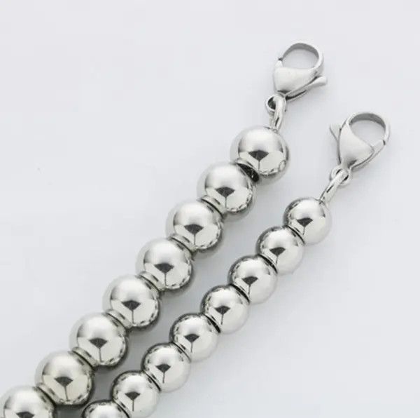 VIBE Ball Chain Bracelet 2000s Chrome Y2K Punk Skater Grunge Size ONE SIZE - 8 Thumbnail