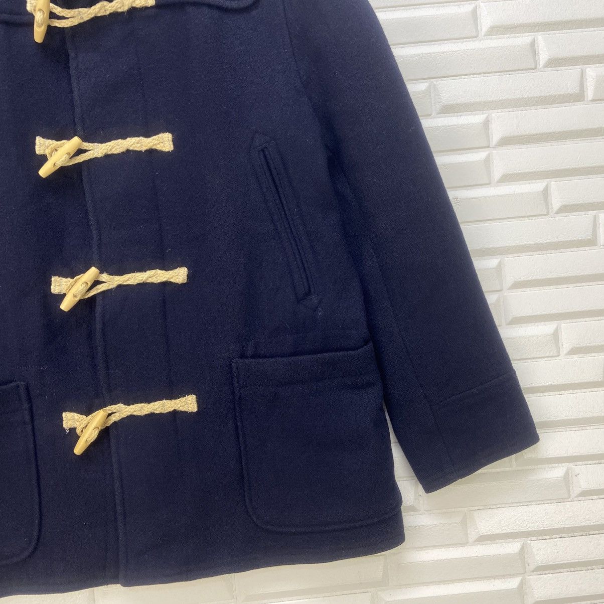 Vintage Vintagr Harvard Stylish Heavy Wool Duffle Coat Size US M / EU 48-50 / 2 - 7 Thumbnail