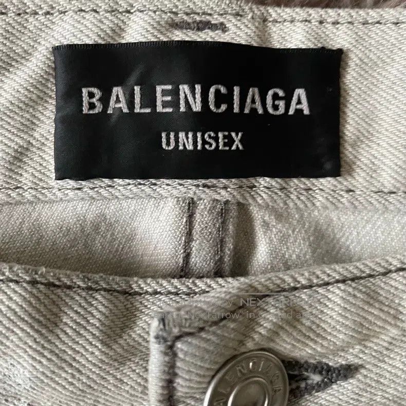 Balenciaga Balenciaga size M Hand-painted graffiti dirty baggy jeans Size US 27 - 3 Thumbnail