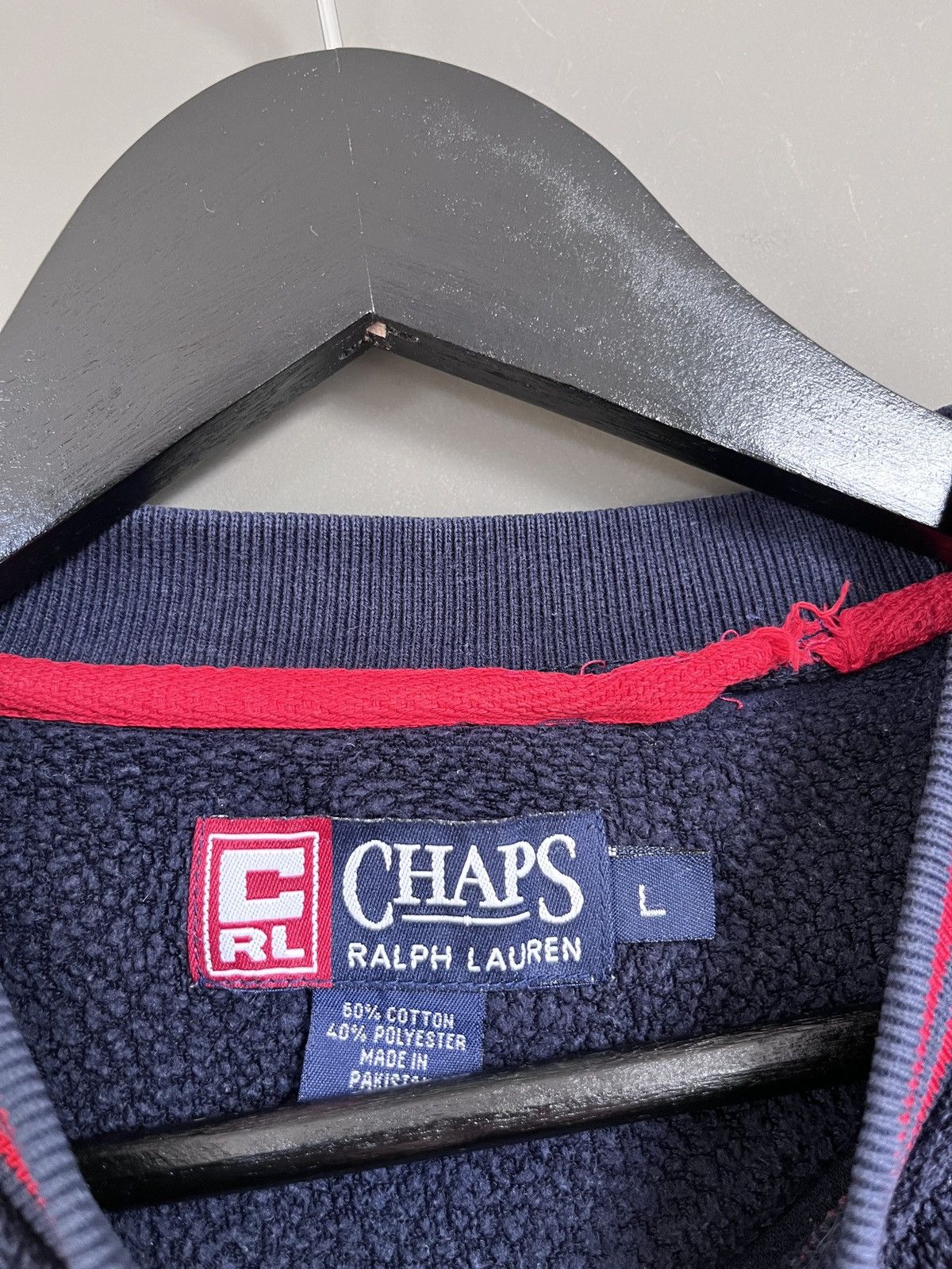 Chaps 90’s Chaps Ralph Lauren Fleece Fluffy Sweatshirt Size US L / EU 52-54 / 3 - 4 Thumbnail
