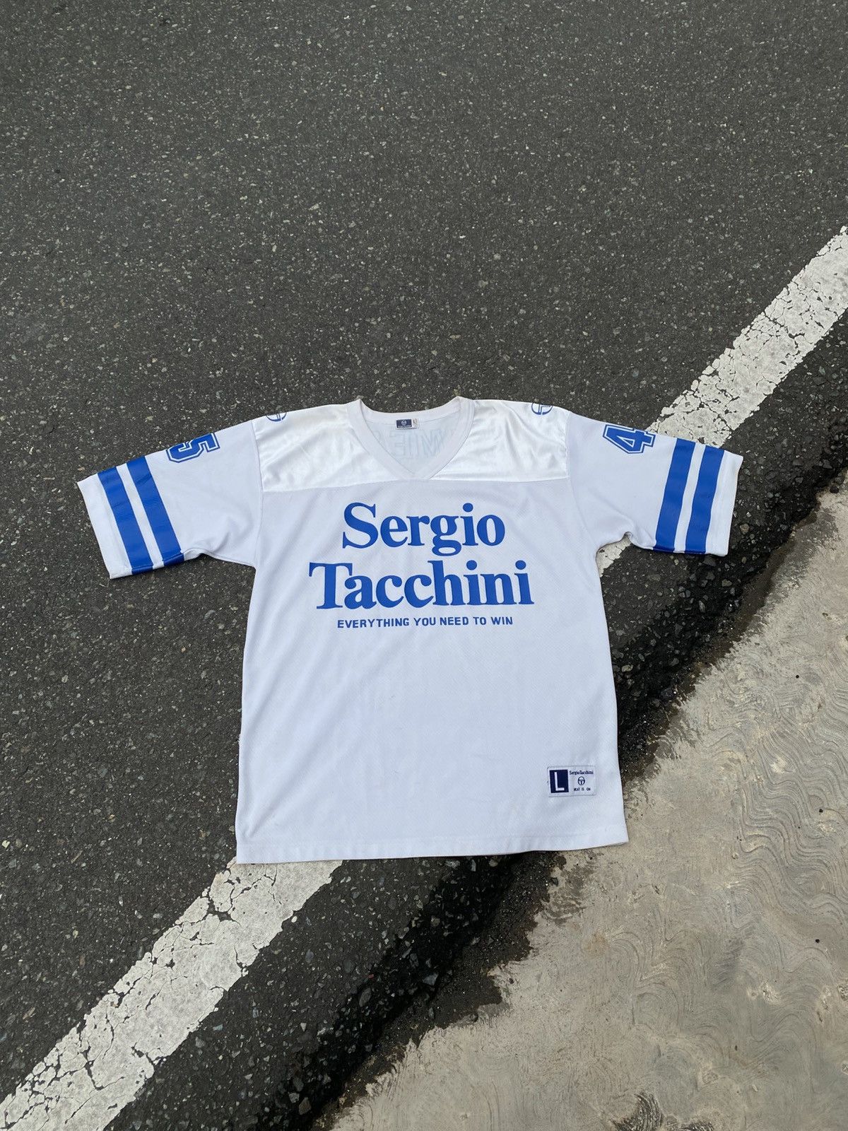 Sergio Tacchini VINTAGE JERSEY SERGIO TACCHINI Size US XL / EU 56 / 4 - 1 Thumbnail