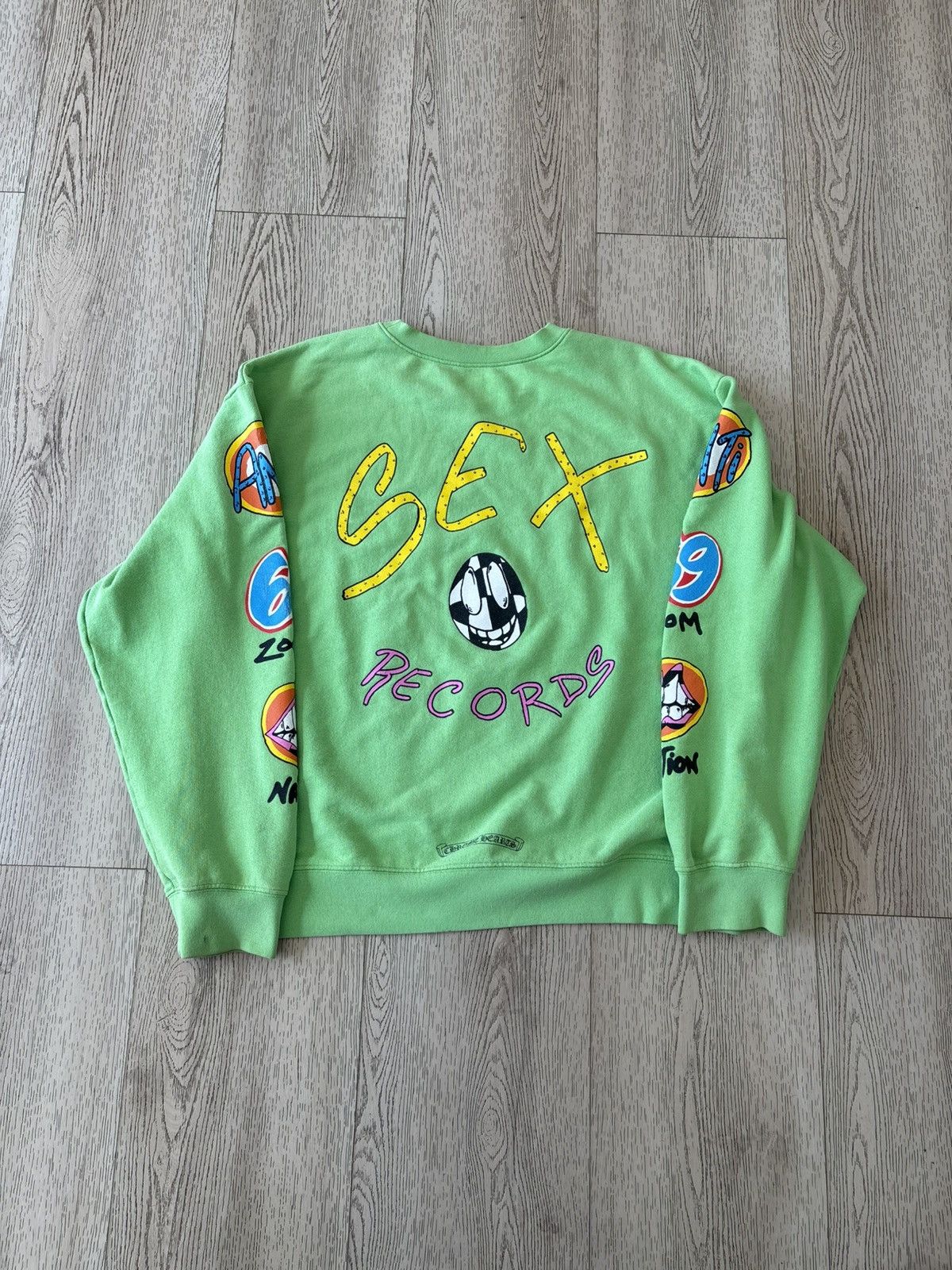Chrome Hearts Chrome Hearts Matty Boy "Sex Records" Crewneck Size US L / EU 52-54 / 3 - 1 Thumbnail