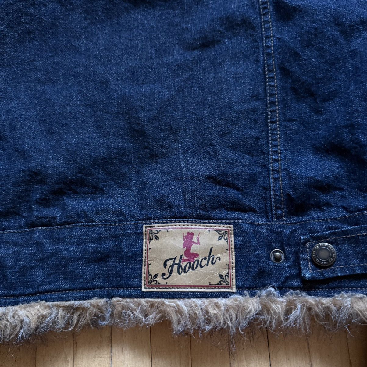 If Six Was Nine 📌 Vintage Hooch If Six Was Nine Style Denim Fur Jacket Size US M / EU 48-50 / 2 - 13 Thumbnail