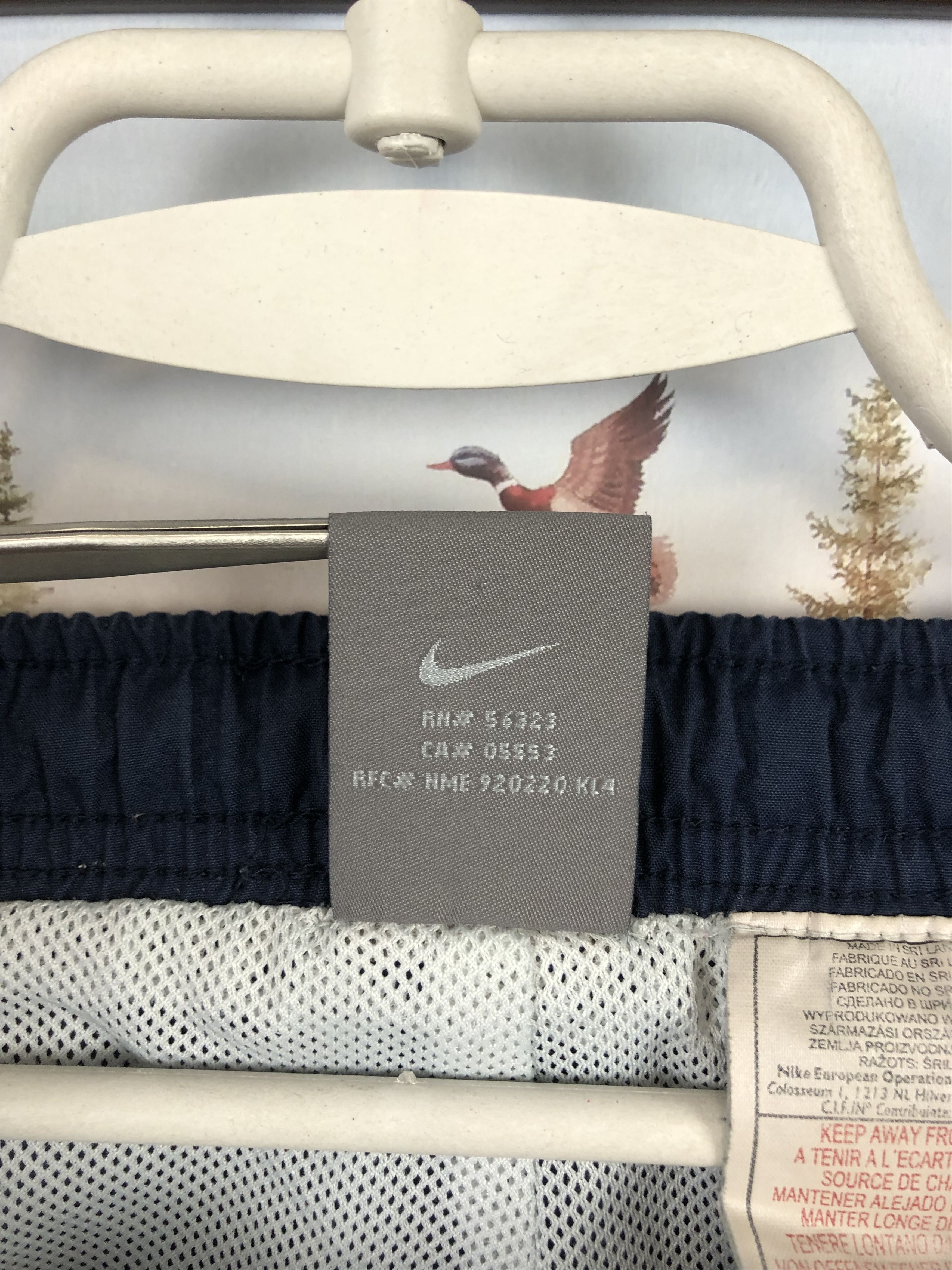 Nike Vintage Nike Blue Track Pants Swoosh Sweatpants Rare Hype Size US 32 / EU 48 - 10 Thumbnail