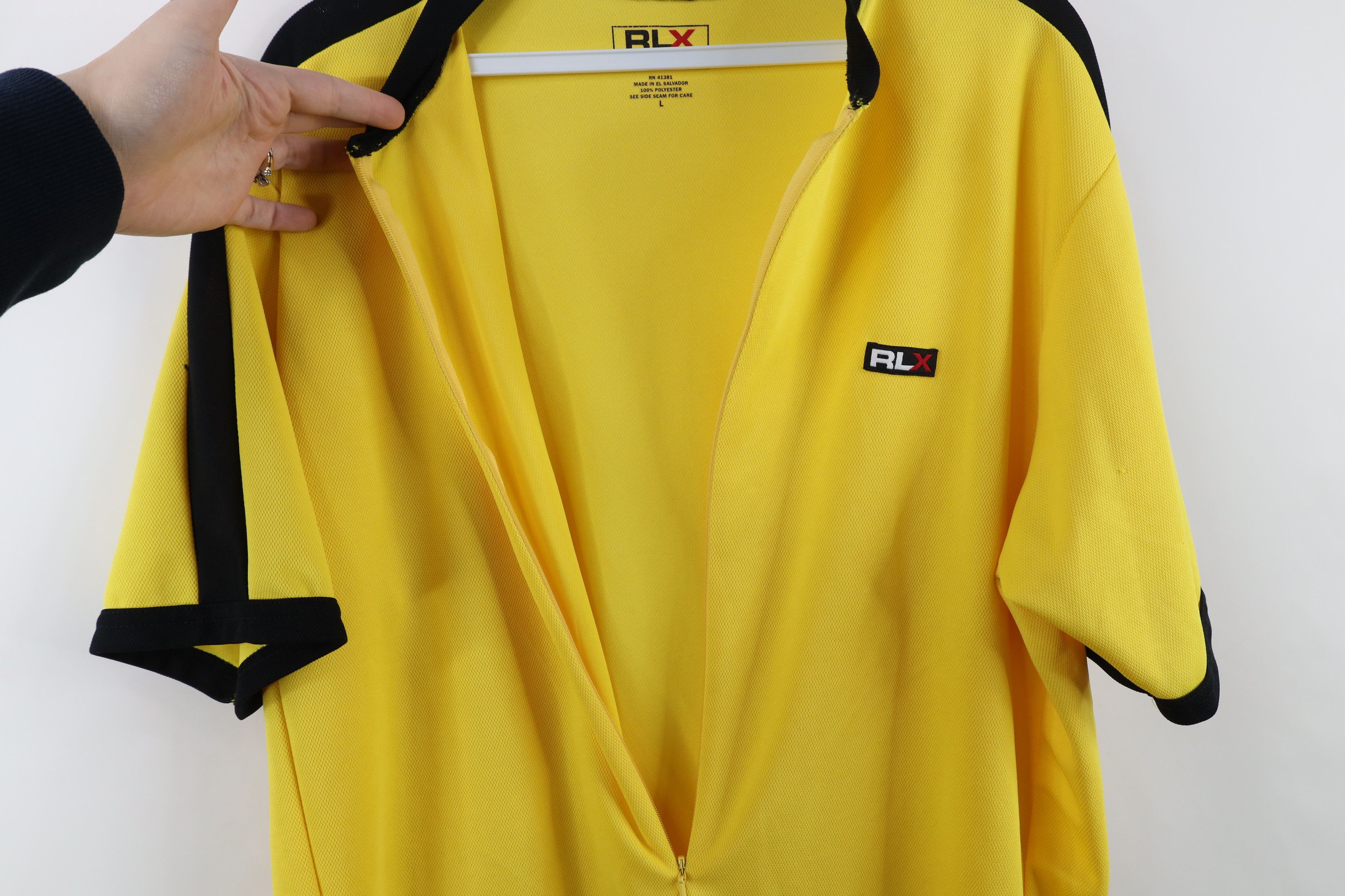 Ralph Lauren × Vintage Vintage 90s Polo Sport Ralph Lauren RLX Bicycle Jersey Size US L / EU 52-54 / 3 - 10 Thumbnail