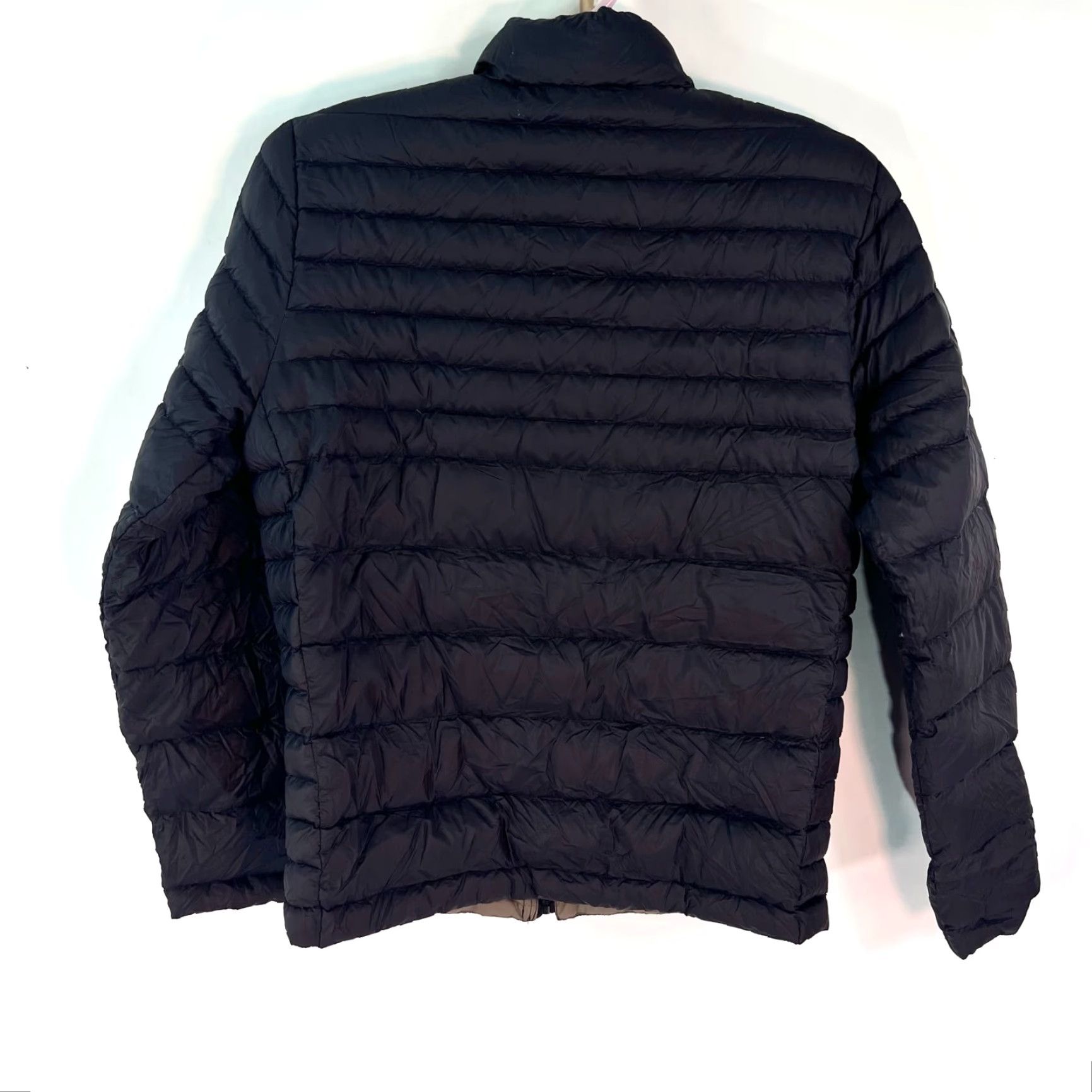 Kenneth Cole Kenneth Cole Reaction Puffer Jacket Women's Size S Black Duck Down Long Sleeve Lightweight Thermal Water Resistant Classic Size S / US 4 / IT 40 - 4 Thumbnail