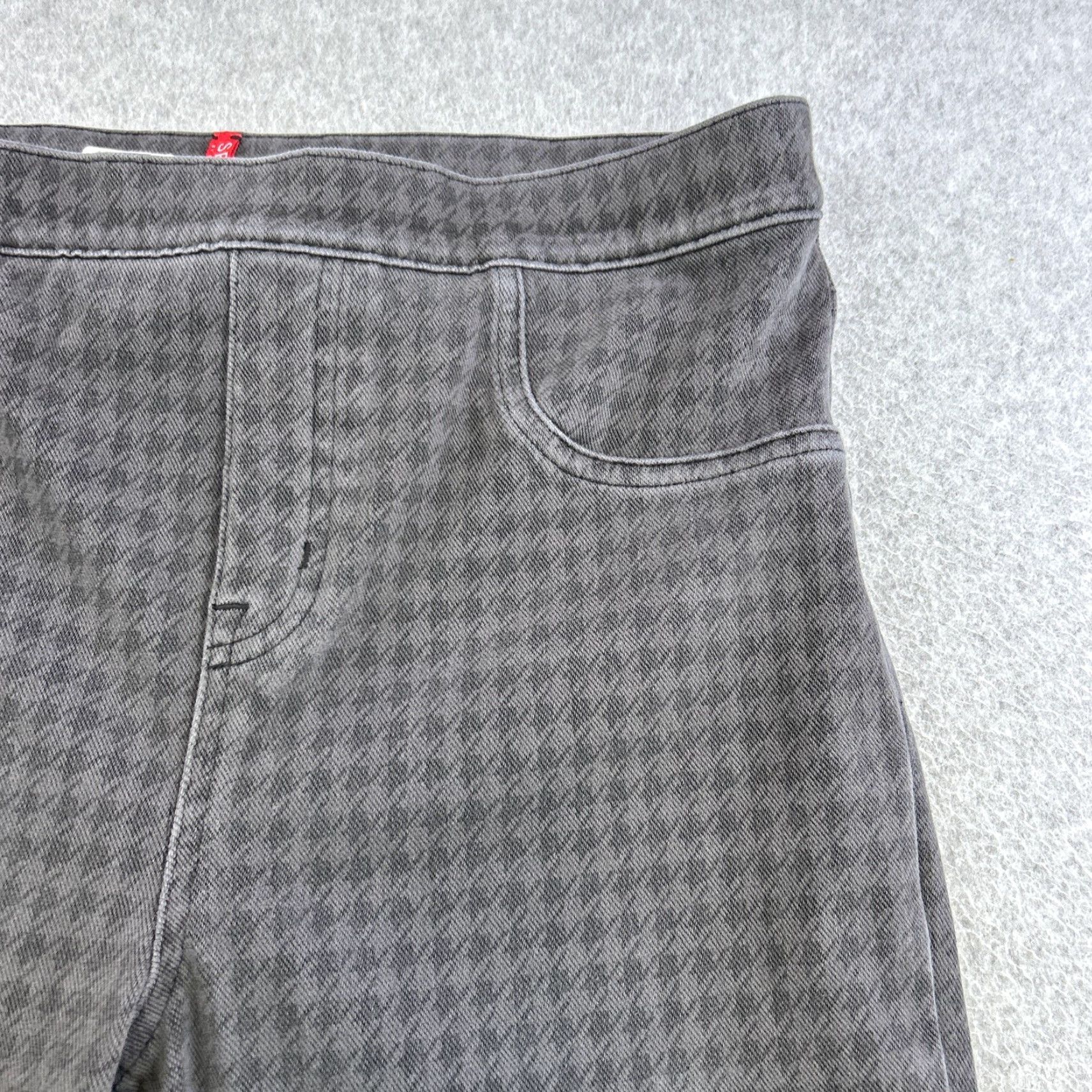 Spanx Spanx Jeggings Womens Large Gray Houndstooth Stretch Waist Skinny Casual Size 36" / US 14 / IT 50 - 6 Thumbnail