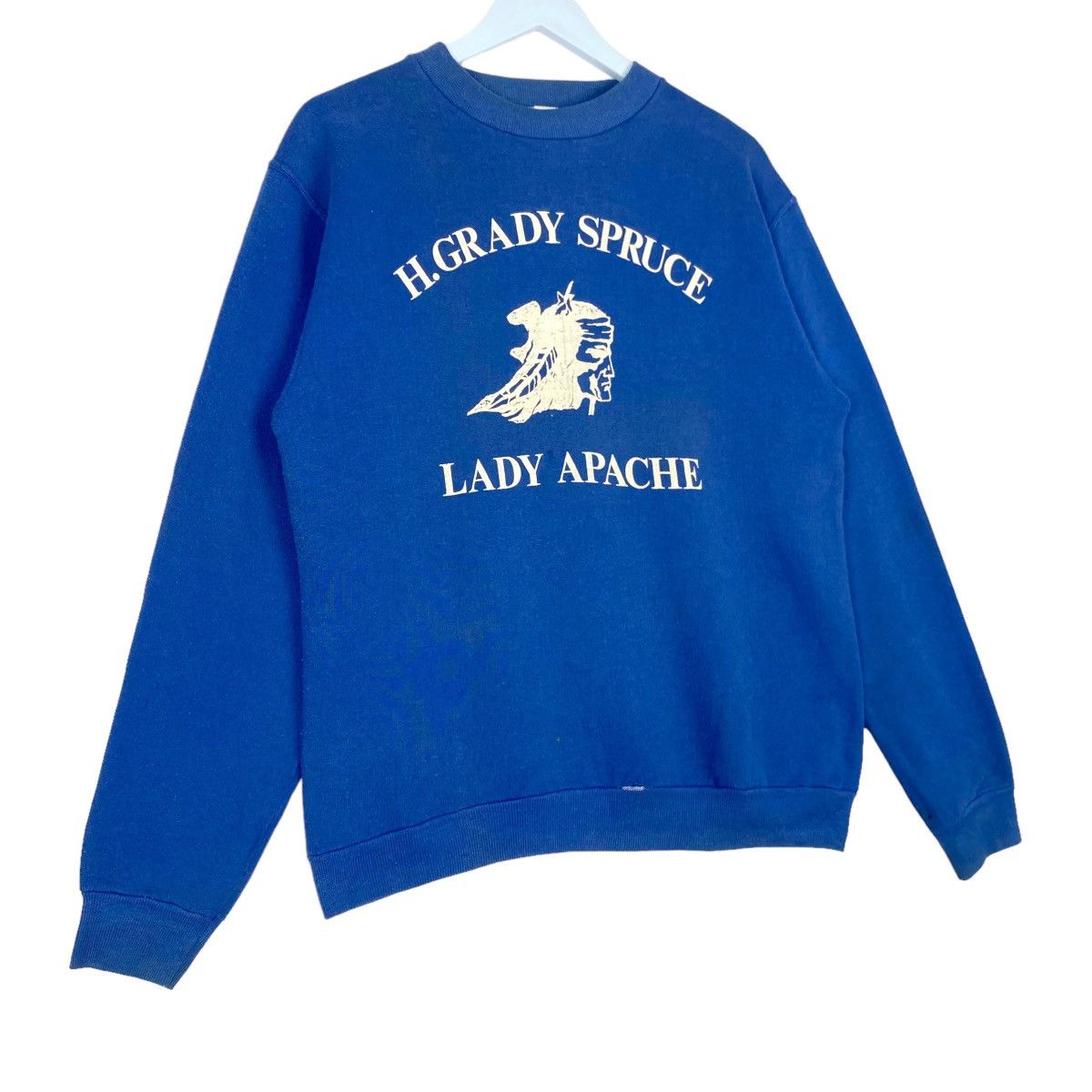 Russell Athletic × Vintage Vintage Russell Graphic Crewneck Sweatshirt Blue Pullover Size US M / EU 48-50 / 2 - 3 Thumbnail