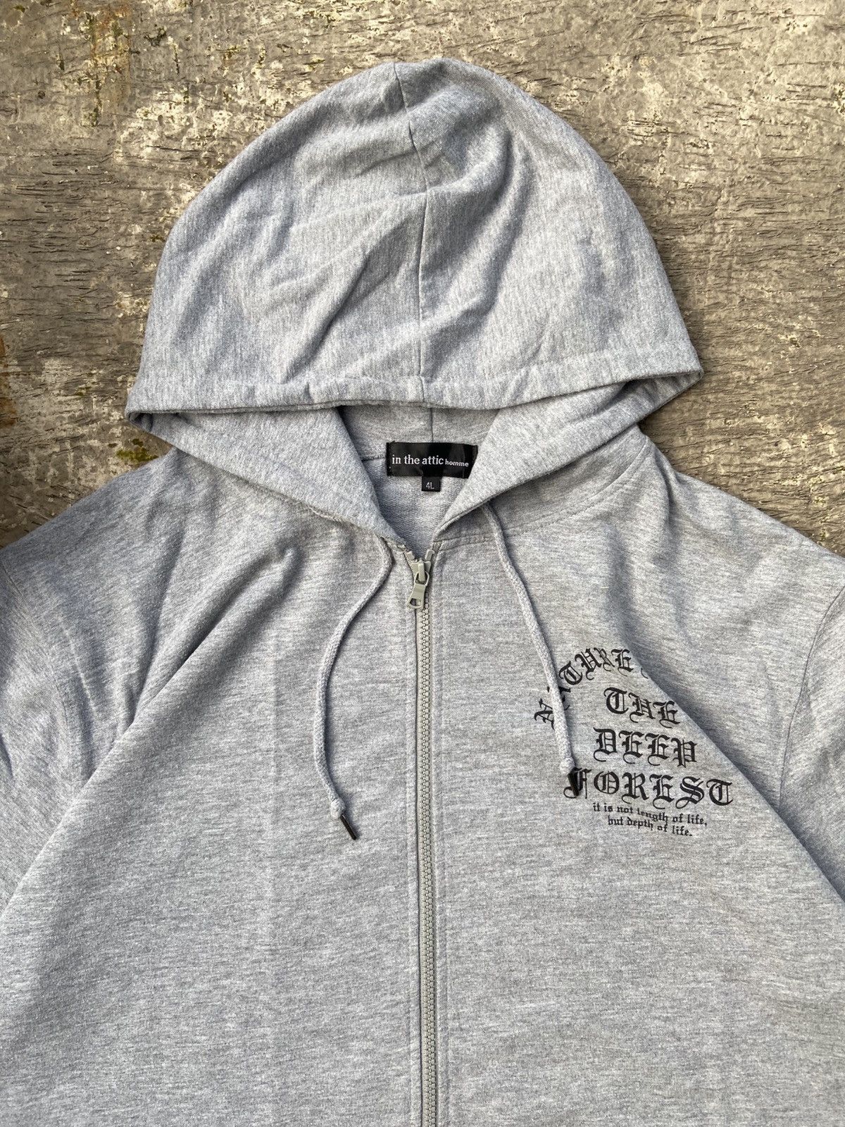 In The Attic × Japanese Brand In The Attic Short Sleeve Hoodie Size US XL / EU 56 / 4 - 2 Thumbnail