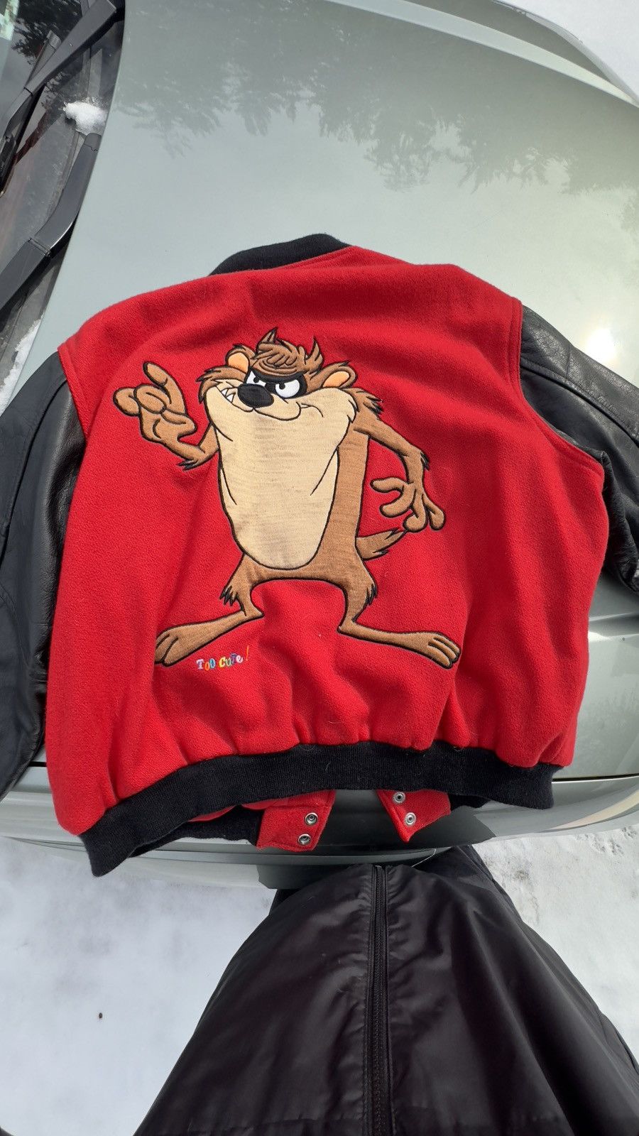 Vintage Vintage 90’s Looney Tunes Tasmanian Devil Leather Jacket L Size US L / EU 52-54 / 3 - 2 Thumbnail