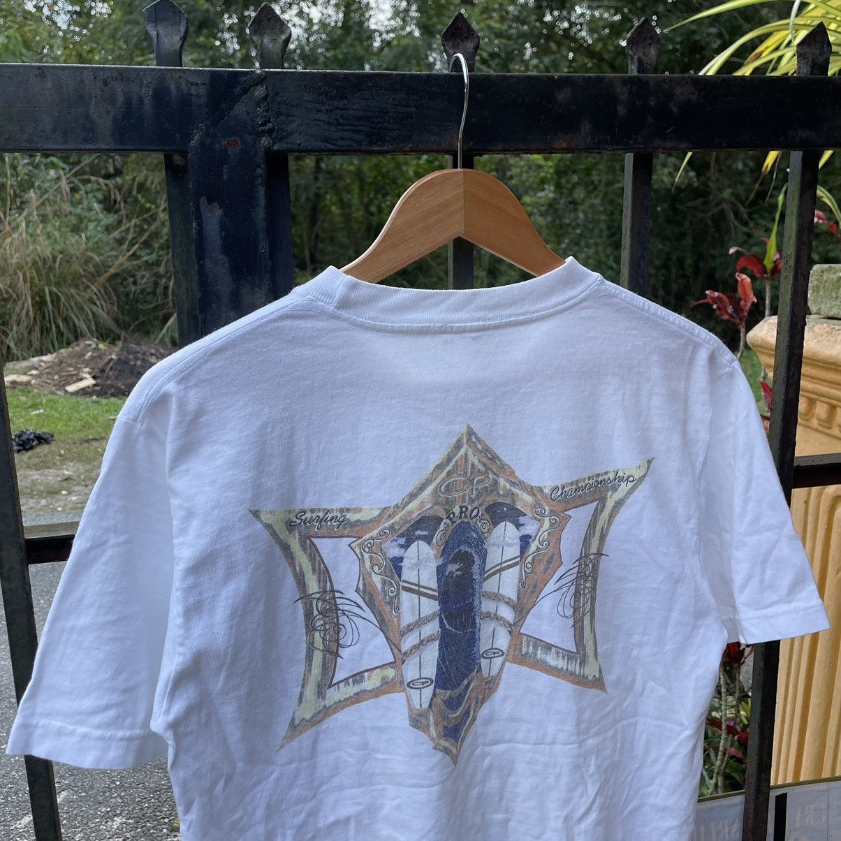 Ocean Pacific × Vintage 🔥Vintage 90s Ocean Pacific Big Logo Surf Skate Tee Size US M / EU 48-50 / 2 - 5 Thumbnail