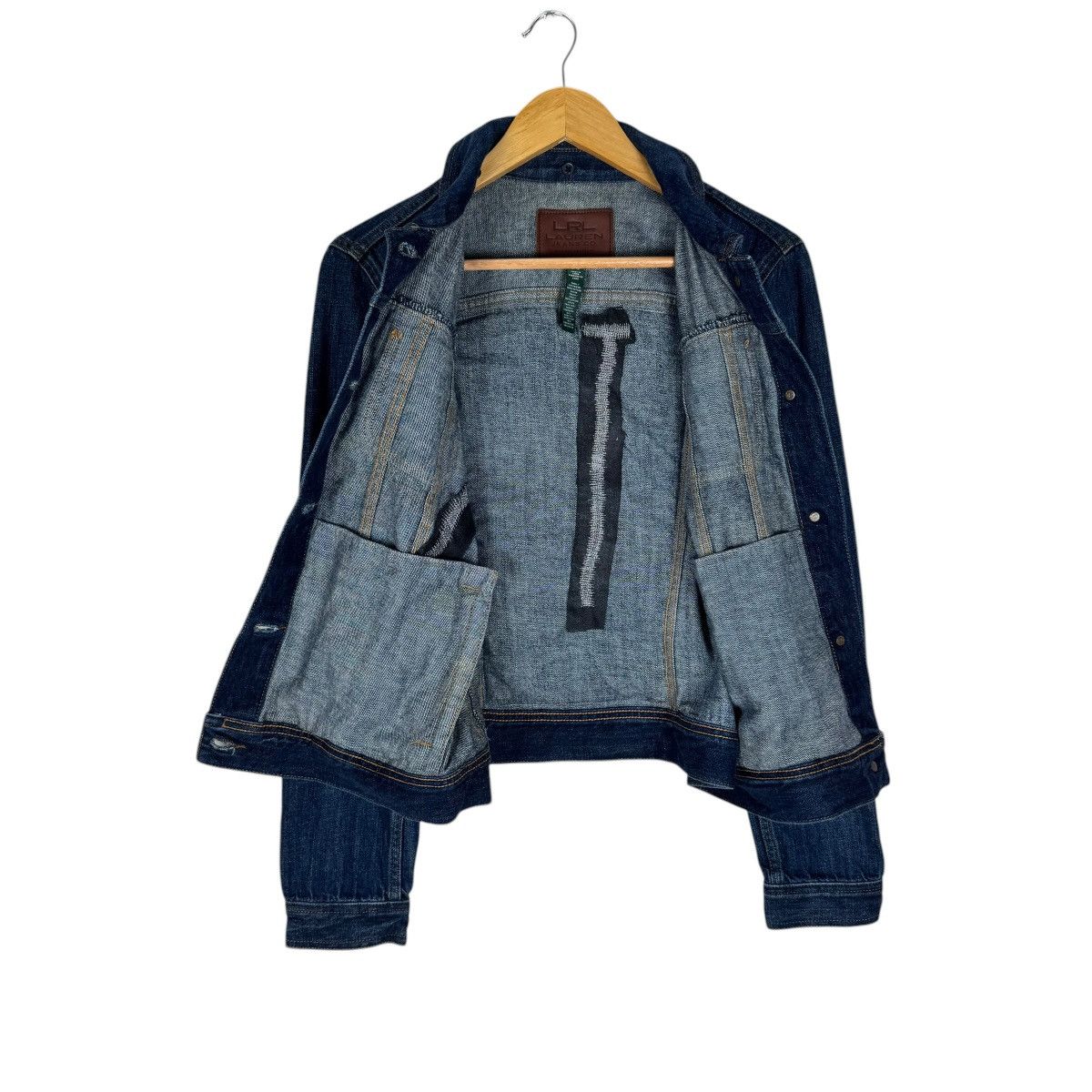 Lauren Ralph Lauren 🔥 LAUREN RL NATIVE DENIM CUSTOM JACKET Size L / US 10 / IT 46 - 12 Thumbnail