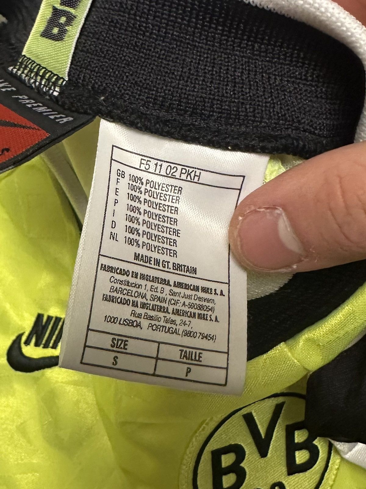 Nike Vintage Nike Borussia Dortmund Chapuisat 9 1995 longsleeve S Size US S / EU 44-46 / 1 - 6 Thumbnail