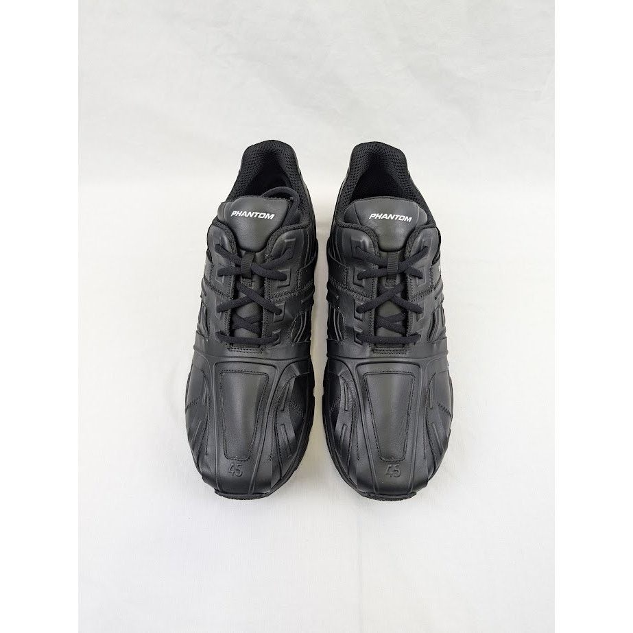 Balenciaga o1rshd1 Nappa Silk Phantom Sneakers in Black Size US 12 / EU 45 - 17 Thumbnail
