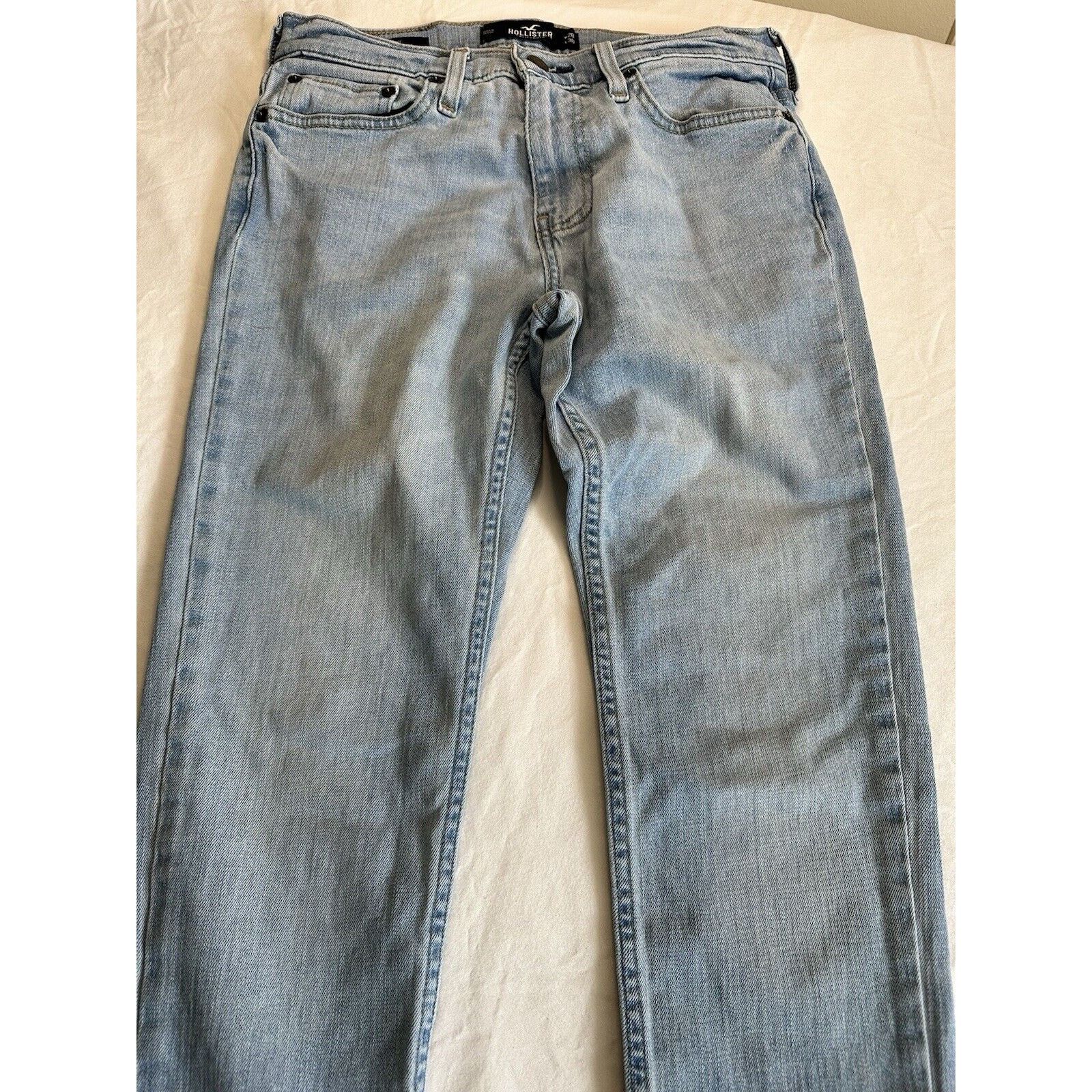 Hollister Hollister Calif 28x30 Epic Flex Skinny Light Blue Normcore Size US 28 / EU 44 - 7 Thumbnail