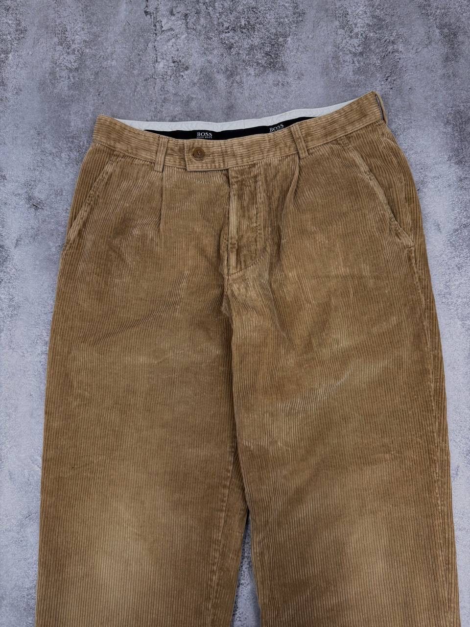 Hugo Boss Hugo Boss Vintage Men Corduroy Pants Straight Fit Camel Size US 30 / EU 46 - 3 Thumbnail