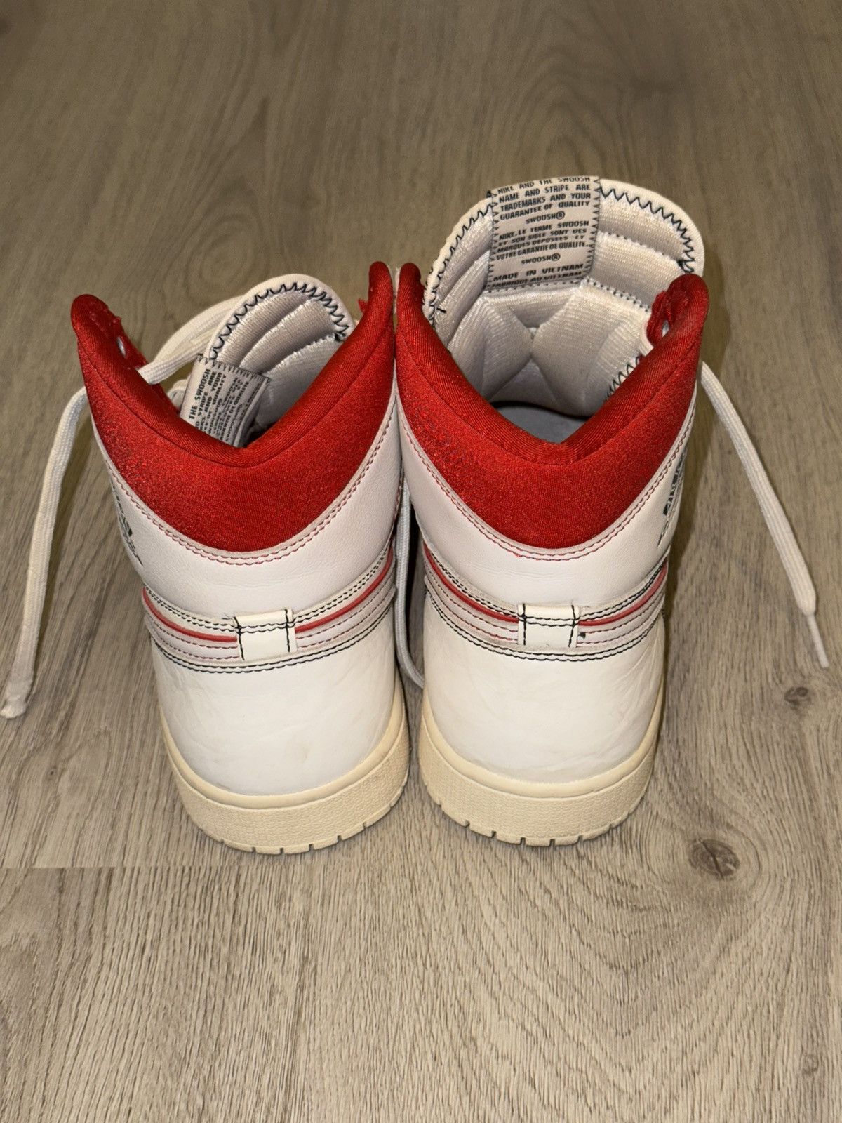 Jordan Brand Jordan 1 Retro High Phantom Gym Red 555088-160 Size US 8.5 / EU 41-42 - 4 Thumbnail