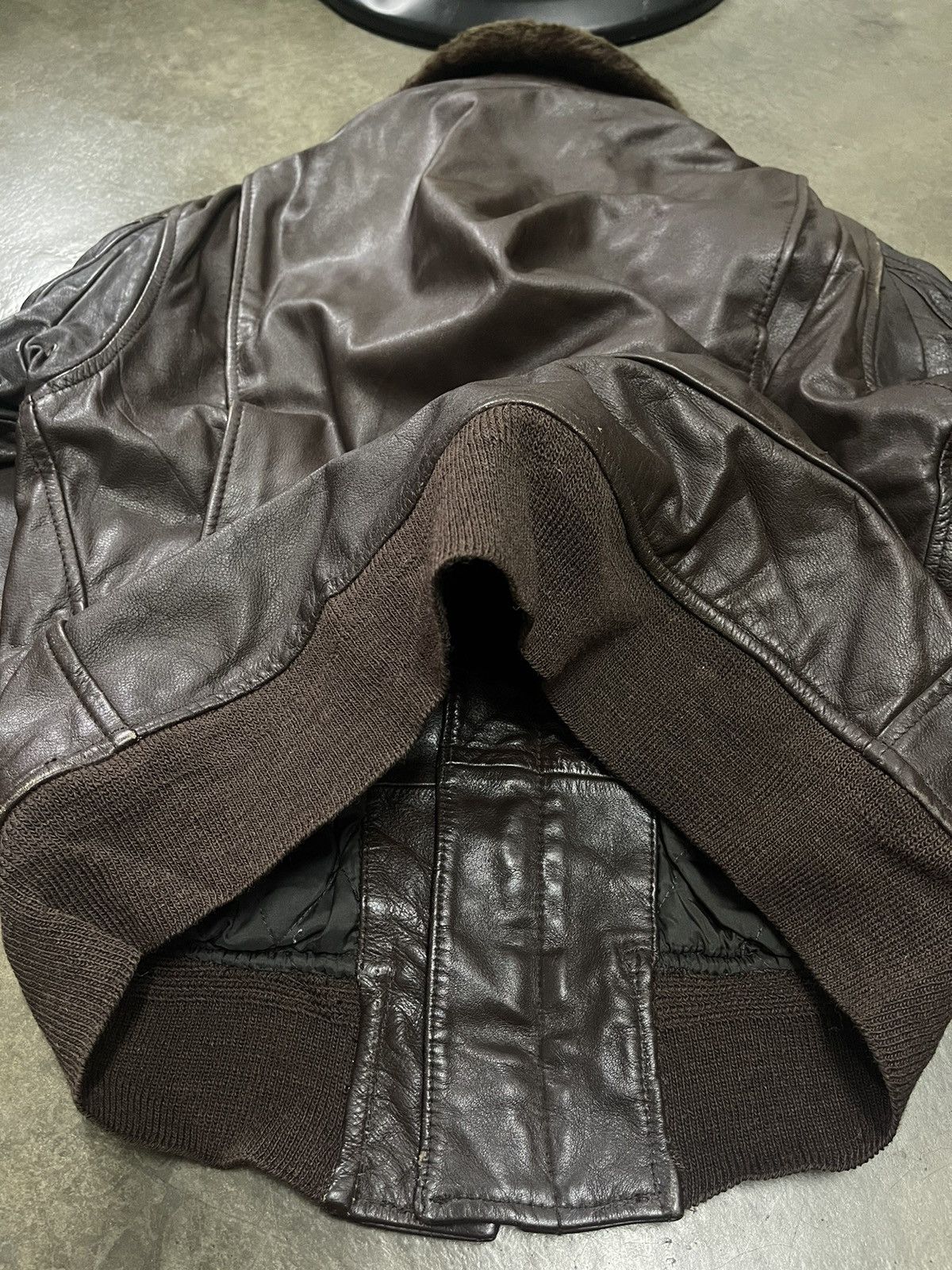 Vintage 💥 Vintage A-2 Leather Flight Jacket💥 Size US M / EU 48-50 / 2 - 12 Thumbnail