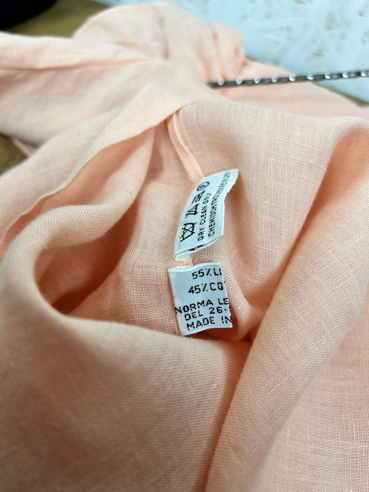Dior 80s Vintage Dior Tricots Et Coordonnes Linen Blend Vest Size M / US 6-8 / IT 42-44 - 6 Thumbnail