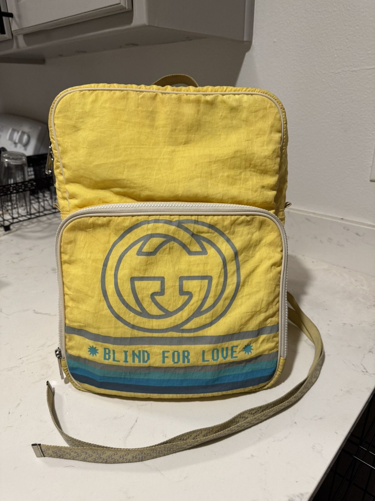 Gucci Gucci medium Blind For Love backpack *RUNWAY* Size ONE SIZE - 1 Thumbnail