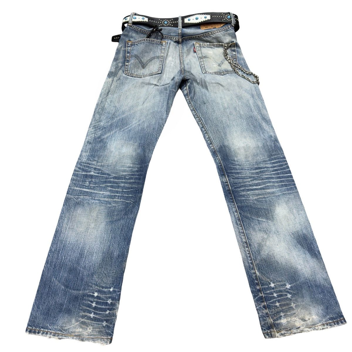 Levi's × Levi's Made & Crafted × Levi's Vintage Clothing Distressed Levis 501 Size US 32 / EU 48 - 9 Thumbnail