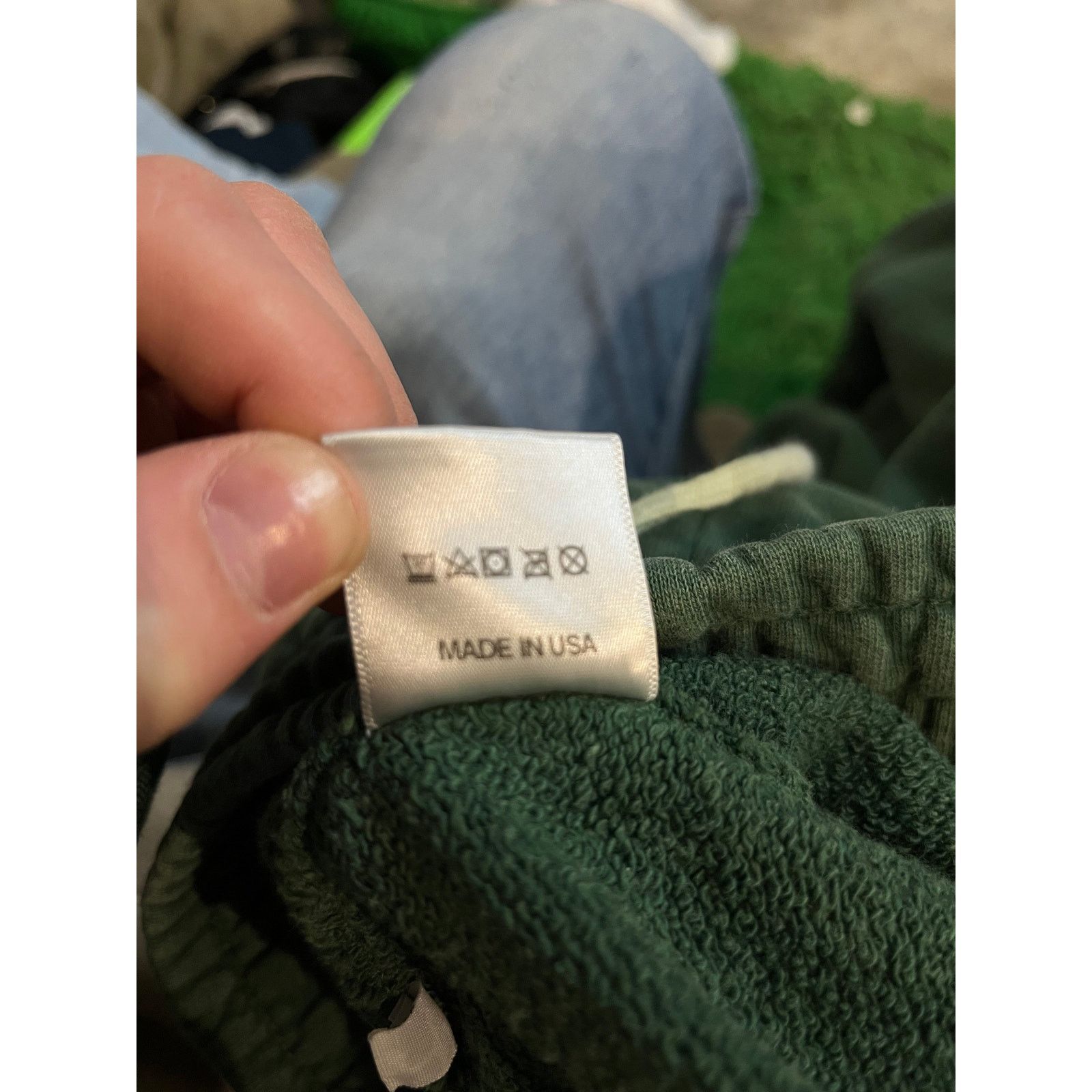 DENIM TEARS Denim Tears University Sweats Green Used Large Size US 36 / EU 52 - 2 Thumbnail