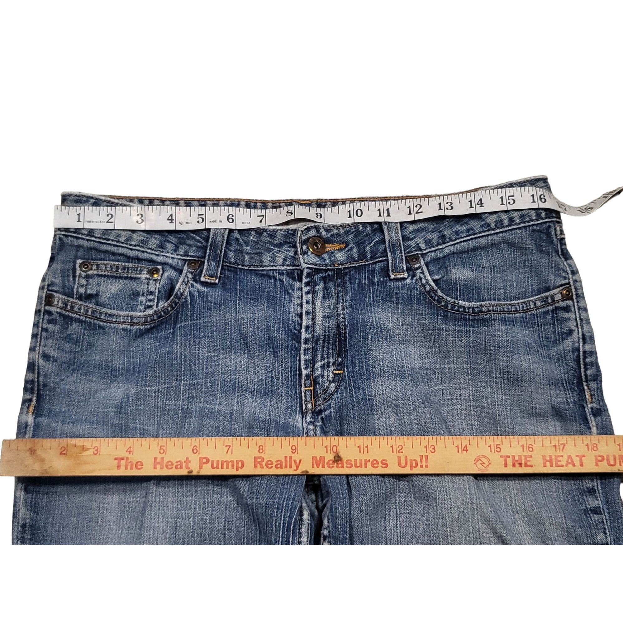 BKE BKE Parker 001676 Jeans Women Sz 31X37 Blue Denim Flare Stre Size 31" - 3 Thumbnail