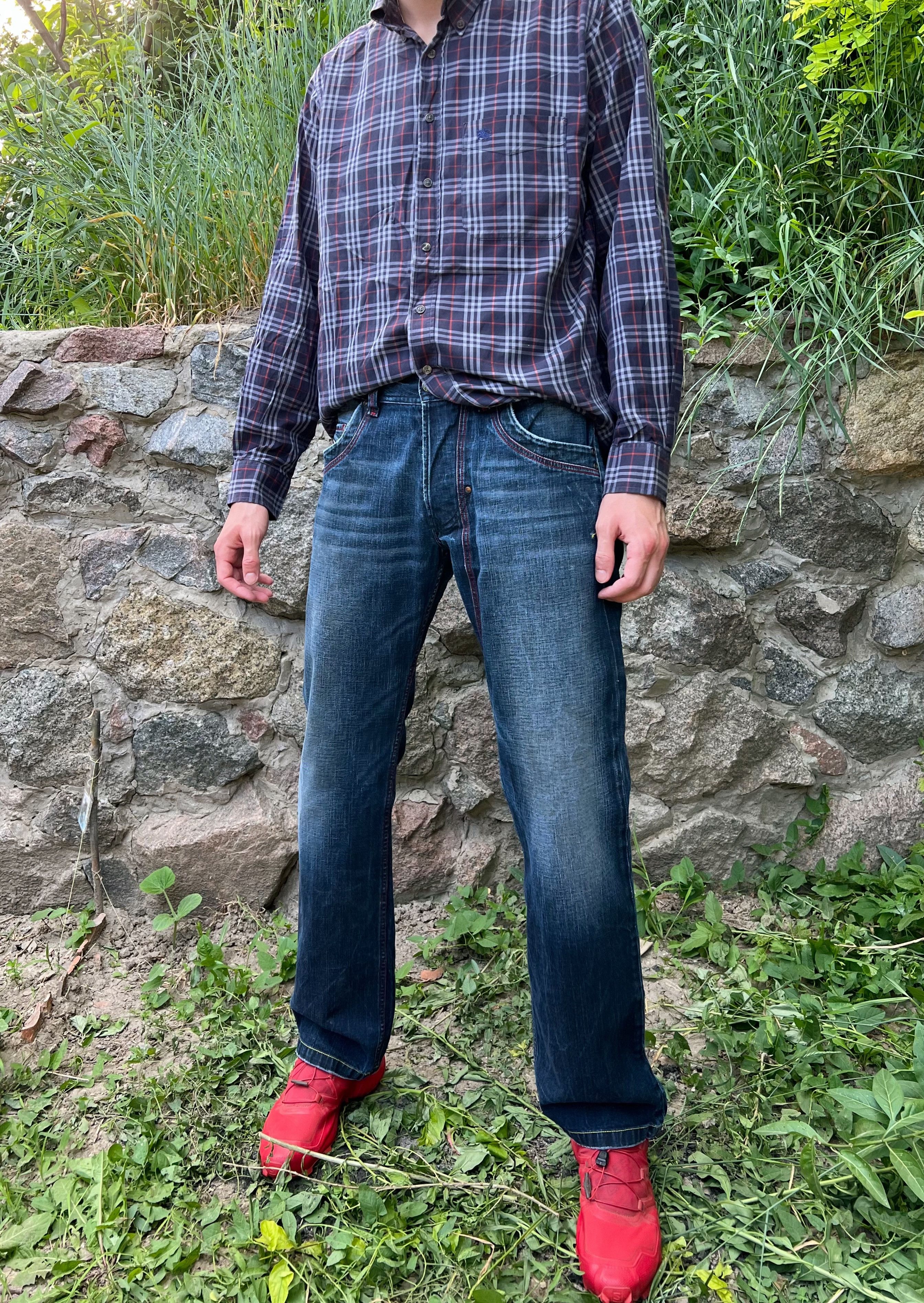 Diesel Y2K Vintage Diesel Flared Baggy Distressed Denim Jeans Size US 34 / EU 50 - 4 Thumbnail
