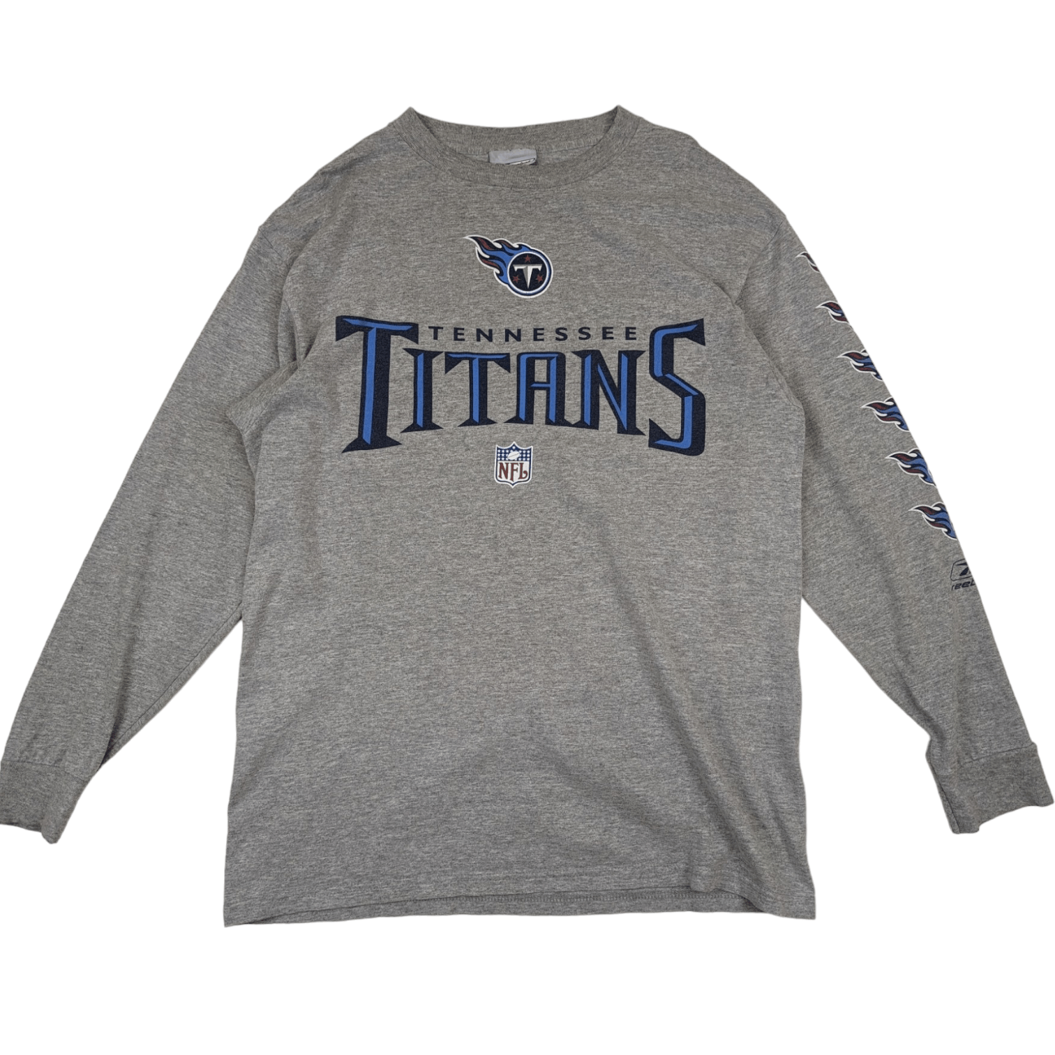 NFL Vintage 2000's REEBOK Tennessee Titans NFL Long Sleeve Tee Size US M / EU 48-50 / 2 - 2 Thumbnail