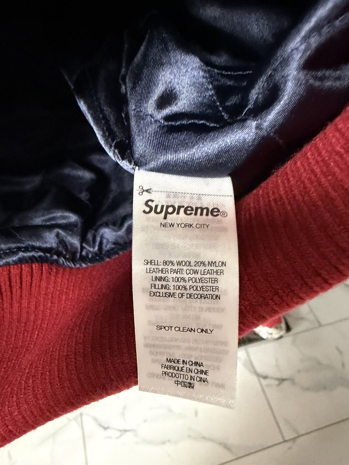 Supreme Supreme Drill Team Varsity Jacket Size US XL / EU 56 / 4 - 4 Thumbnail