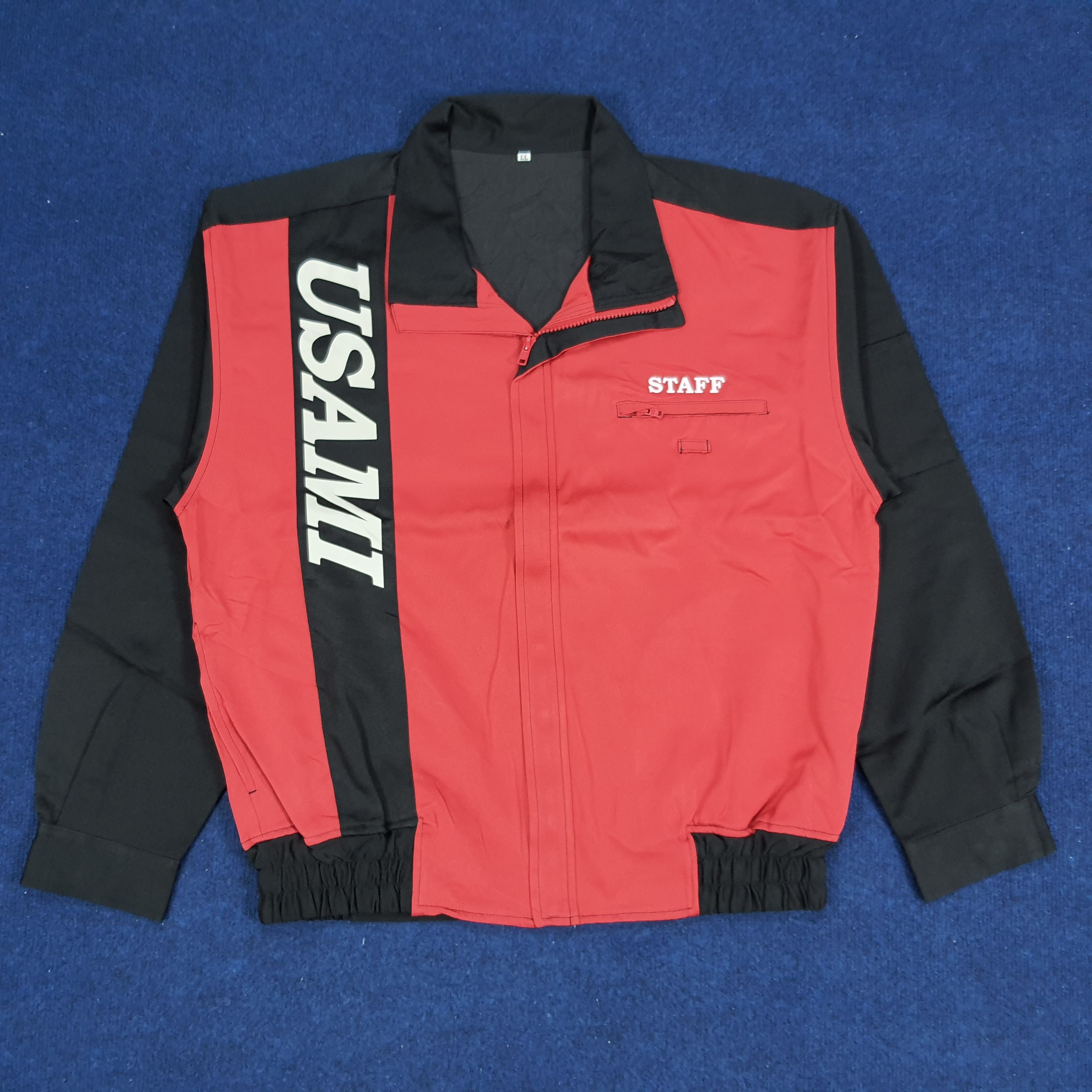 Japanese Brand × Vintage Vintage Usami Car Care Service Japan Motorsport Staff Jacket Size US L / EU 52-54 / 3 - 1 Thumbnail