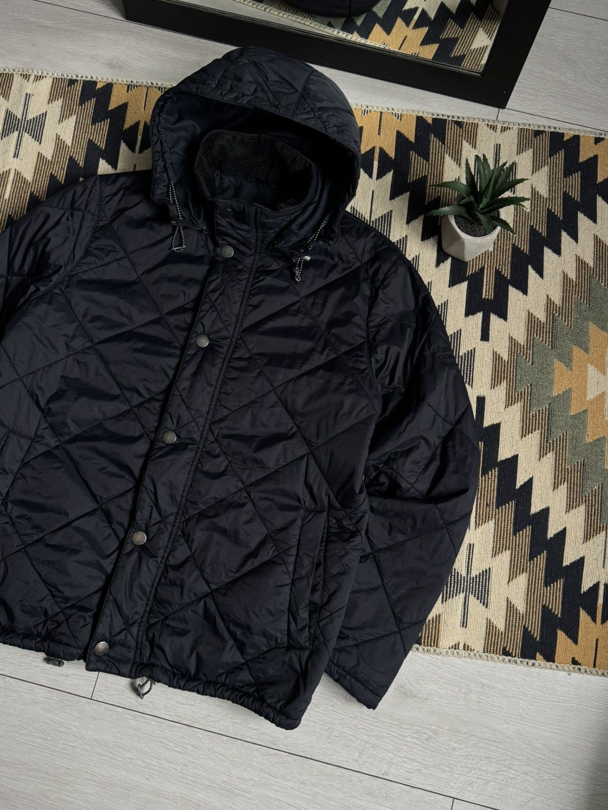 Barbour Vintage Barbour Land Rover Defender Holmby Quilted Jacket Size US M / EU 48-50 / 2 - 4 Thumbnail