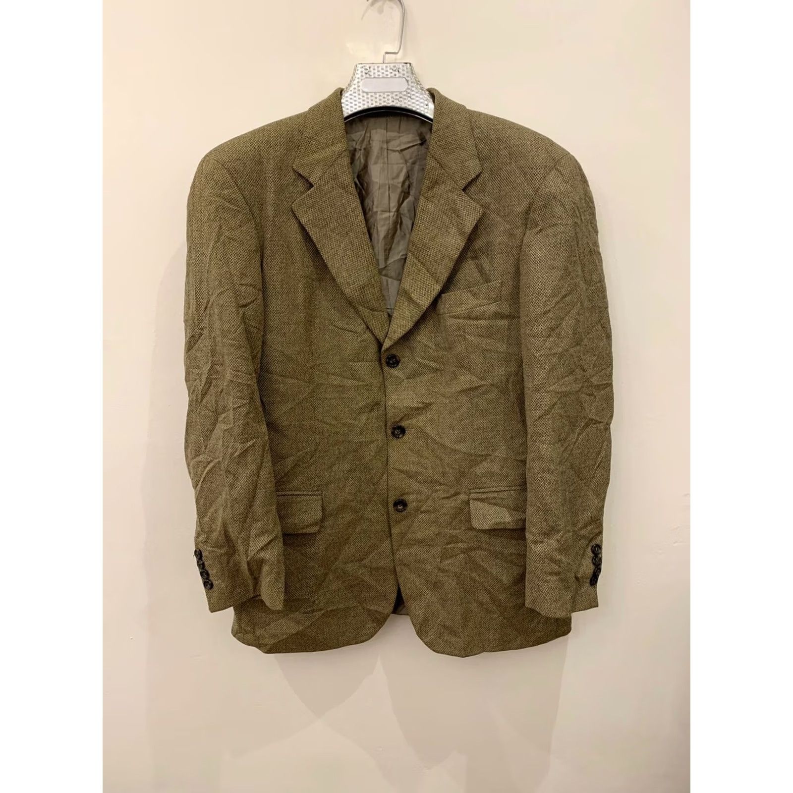 Vintage Hugo Boss Loro Piana Sport Coat Blazer Wool Cashmere Brown 42r Mens Classic Retro, Men's — image 2 of 6