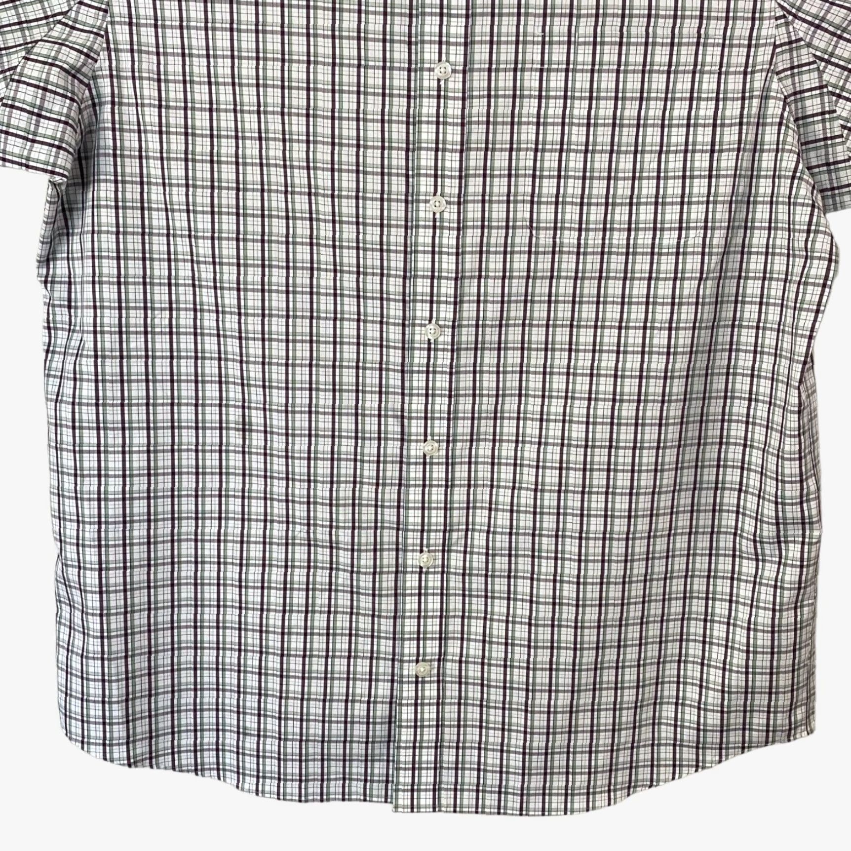 Duluth Trading Company DULUTH TRADING CO. Wrinklefighter Button-Down Shirt Plaid Relaxed Fit White XLT Tall Mens Size US XL / EU 56 / 4 - 6 Thumbnail