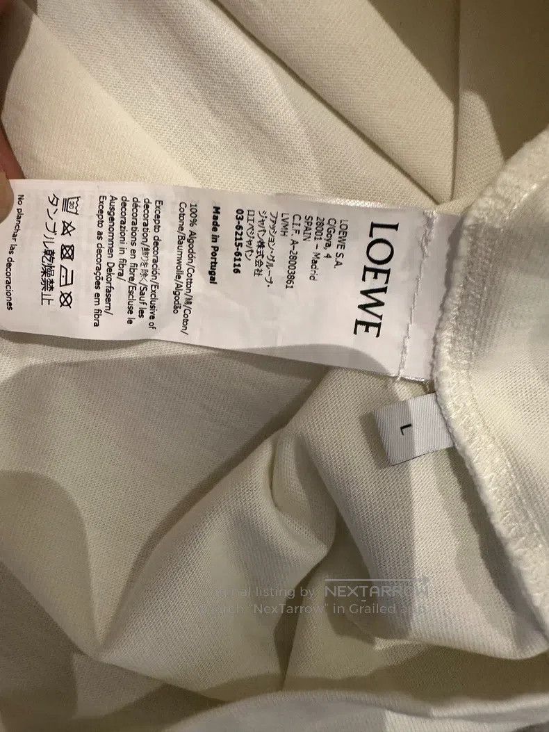 Loewe Loewe Letter print t-shirt heavy embroidery patchwork colo Size US L / EU 52-54 / 3 - 4 Thumbnail