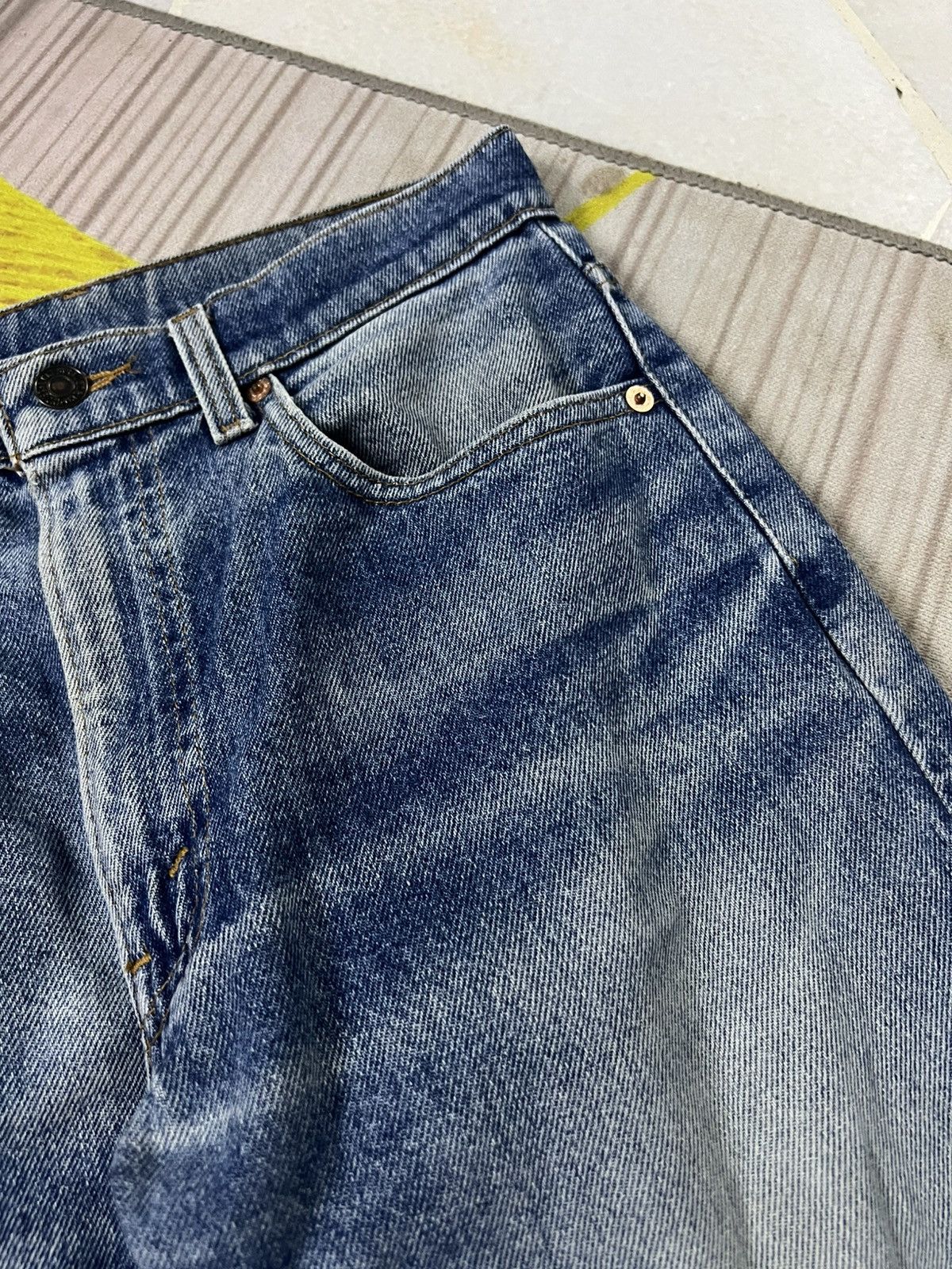 Levi's 1993 Vintage Levis 510 USA Distressed Blue Jean Size US 28 / EU 44 - 8 Thumbnail