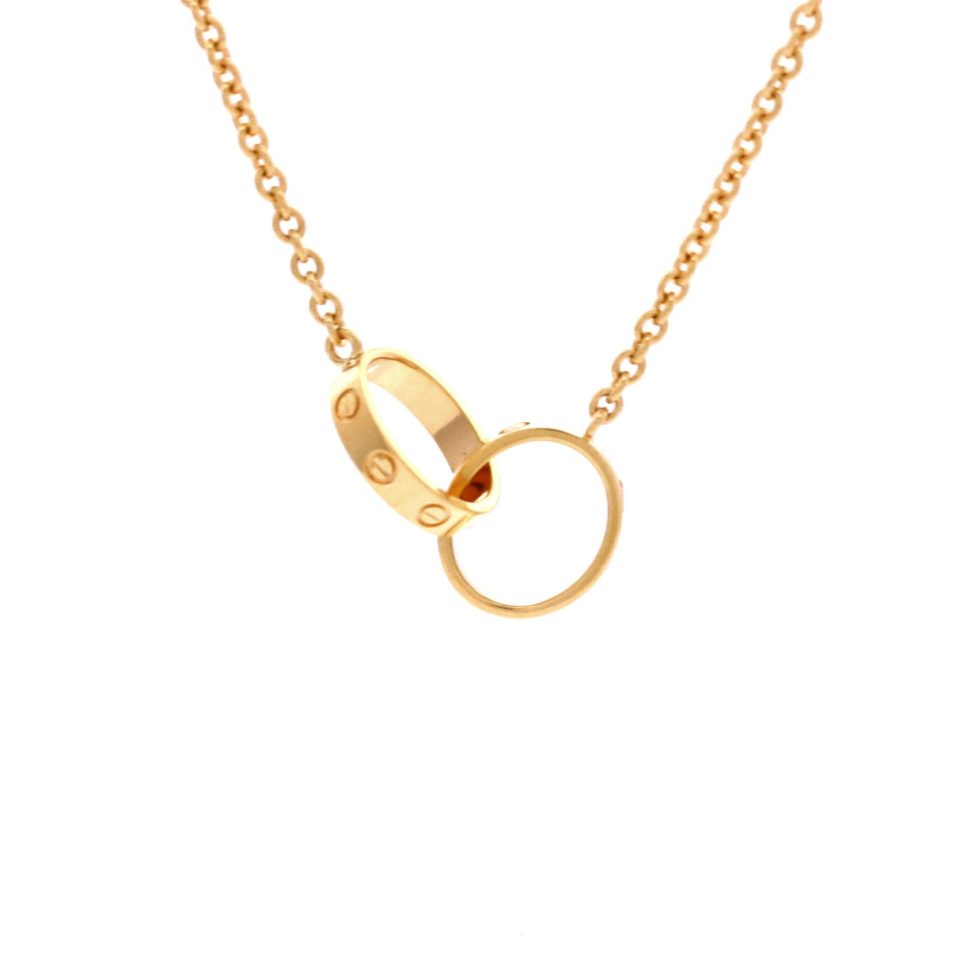 Cartier Love Interlocking Necklace Size ONE SIZE - 1 Thumbnail