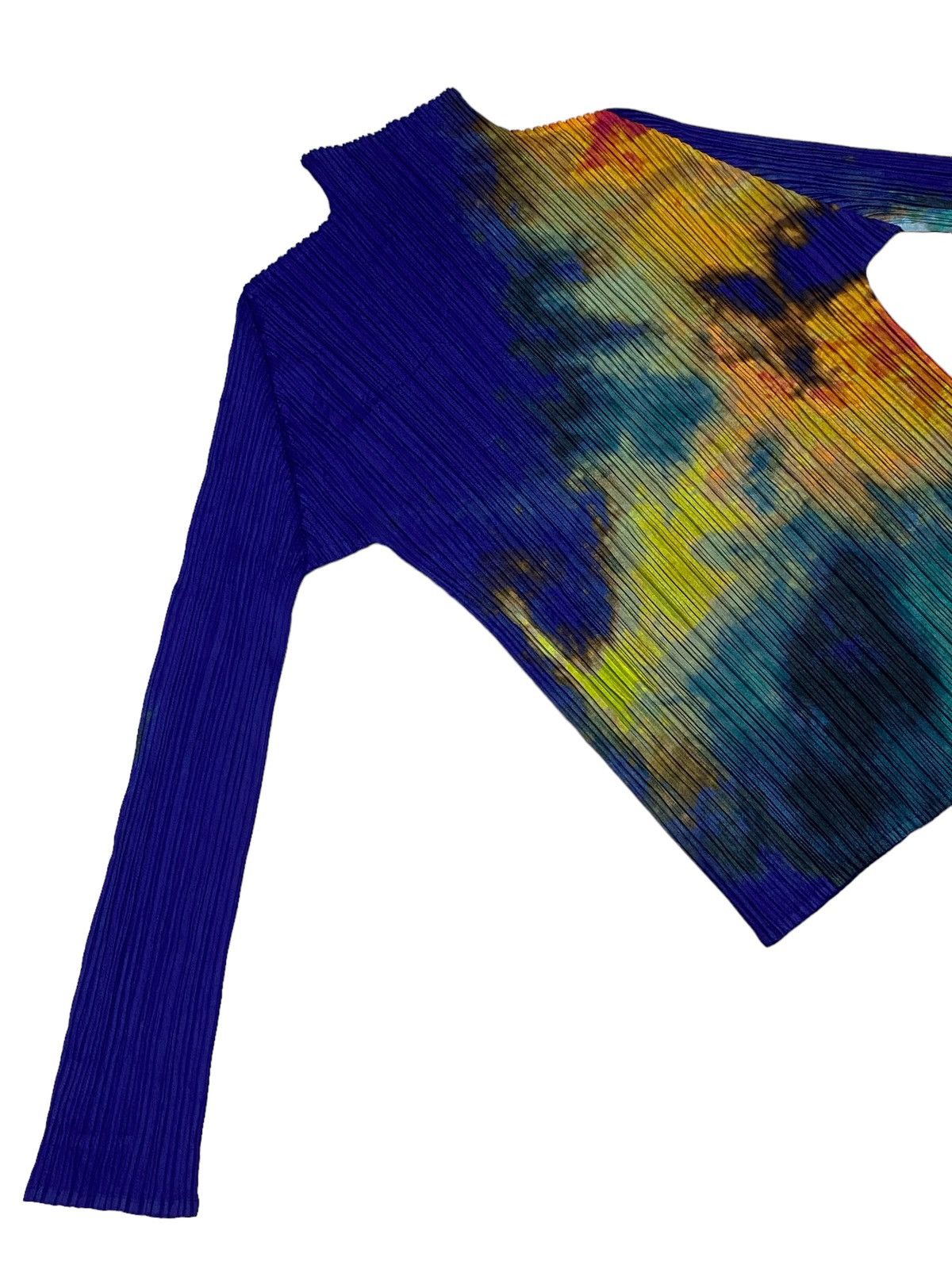 Issey Miyake × Pleats Please Issey Miyake Pleats Please Pleated Tie Dye Gradation Top Size M / US 6-8 / IT 42-44 - 19 Thumbnail
